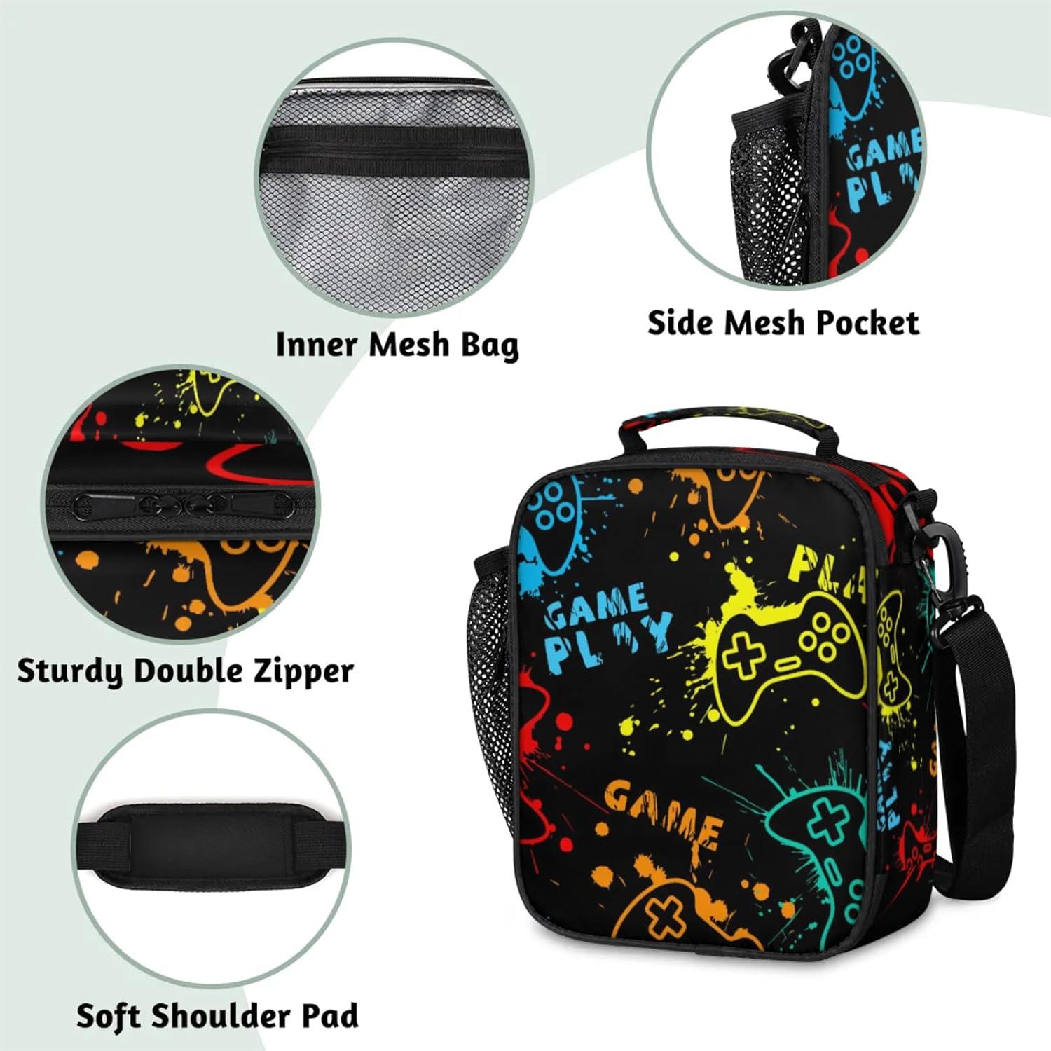 Bolsa de Almuerzo Insulada KATHRYNAYA Videojuegos 3L