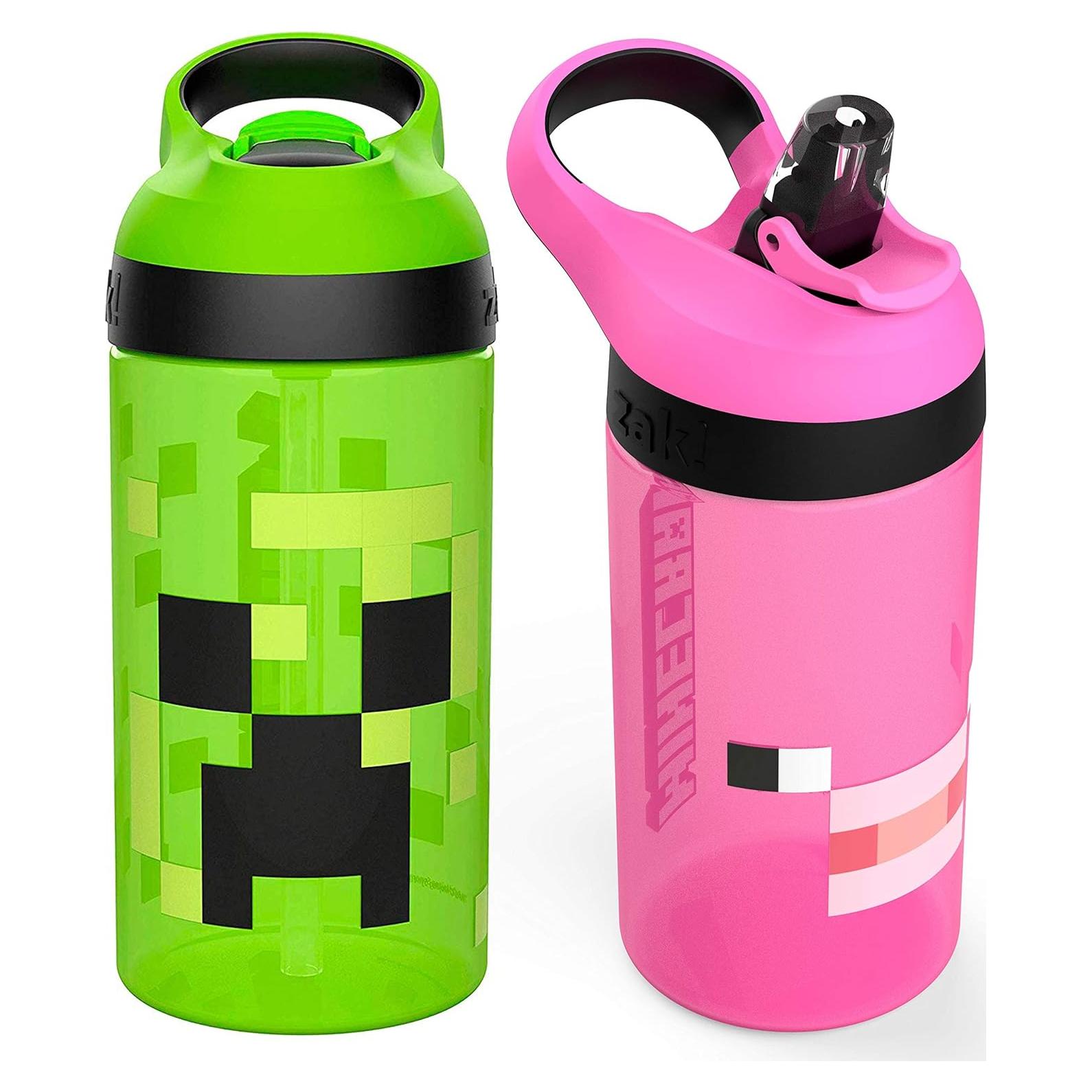 Botella de Agua Reutilizable Zak Designs Minecraft 0.47L