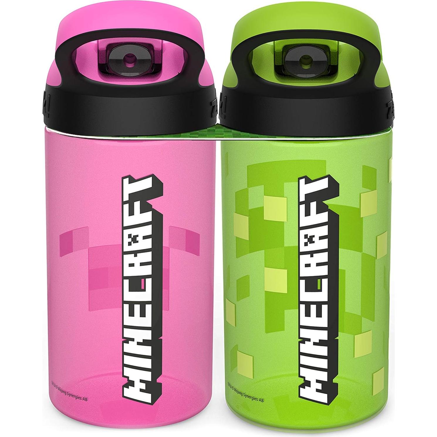 Botella de Agua Reutilizable Zak Designs Minecraft 0.47L