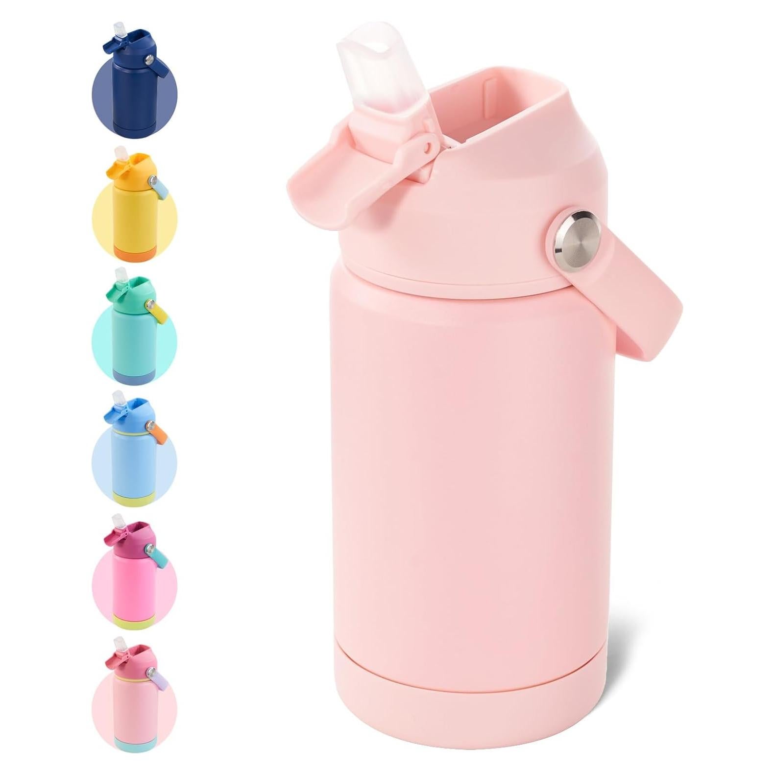 Botella de Agua Aislada Kerilyn 340ml Rosa para Niños