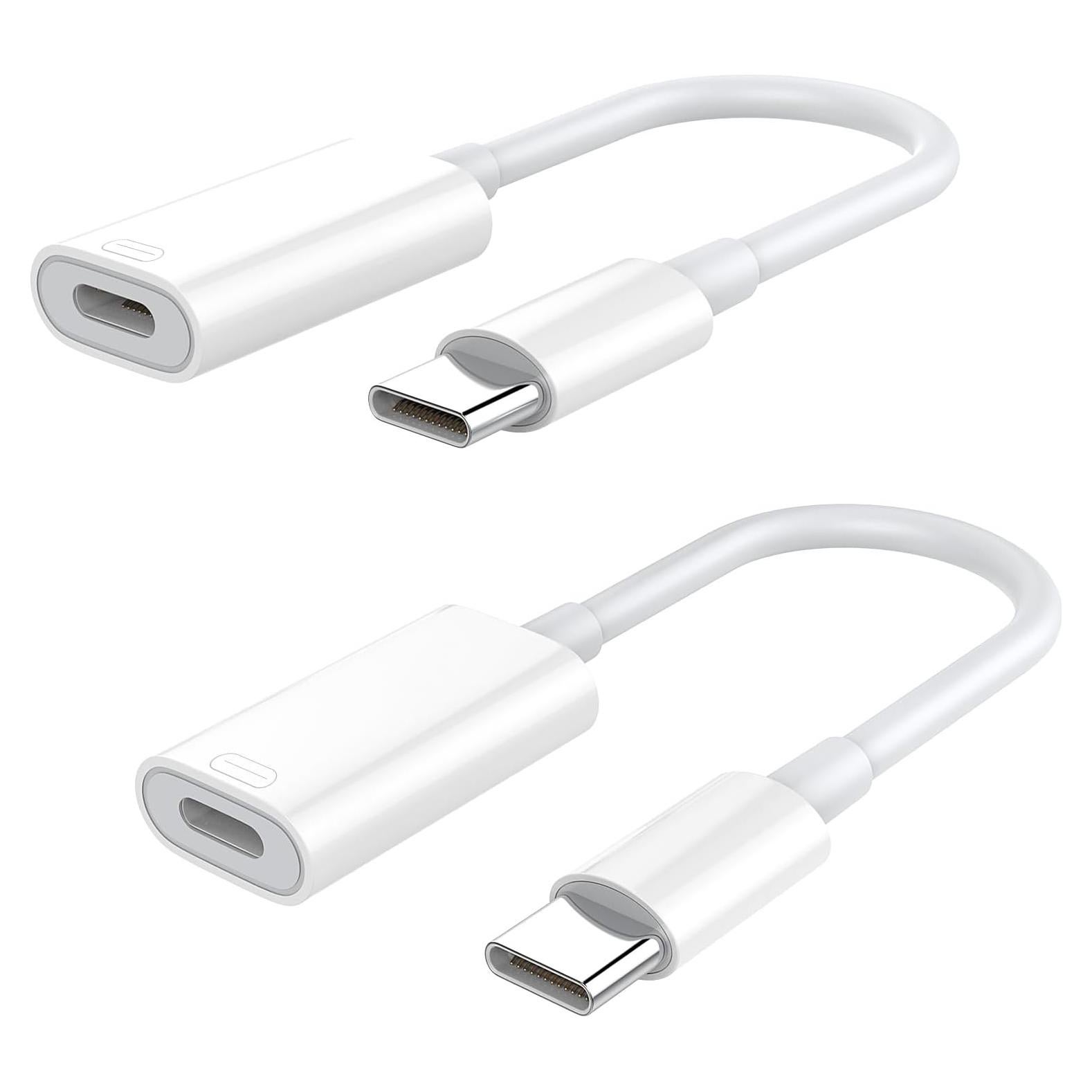 Adaptador Lightning a USB C TiMOVO 2 Pack Carga 35W
