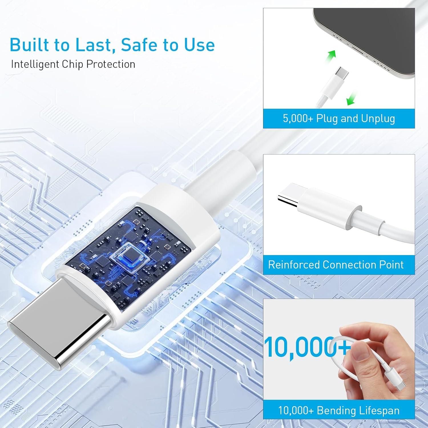 Adaptador Lightning a USB C TiMOVO 2 Pack Carga 35W