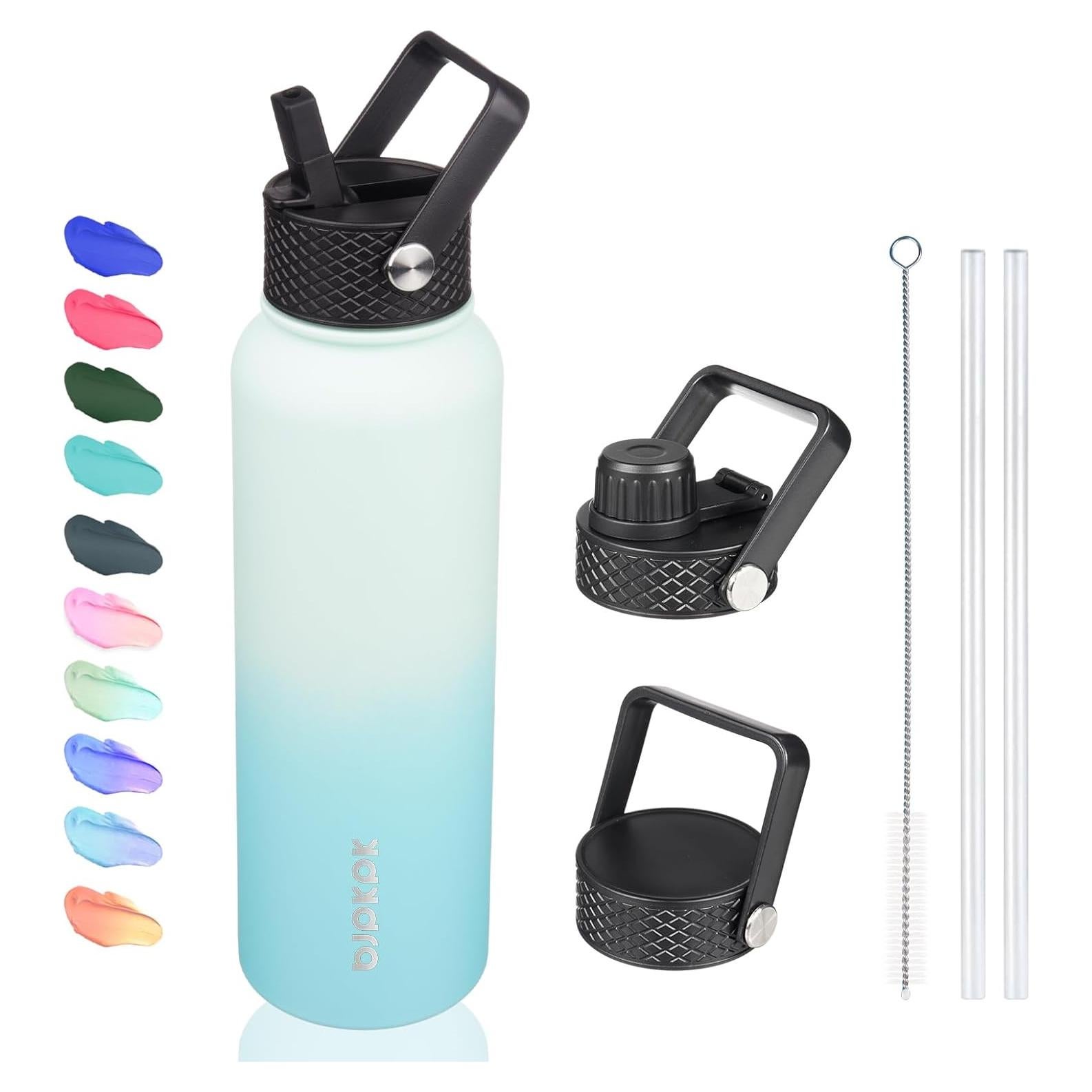 Botella de Agua Aislada BJPKPK 1.18L Acero Inoxidable Menta