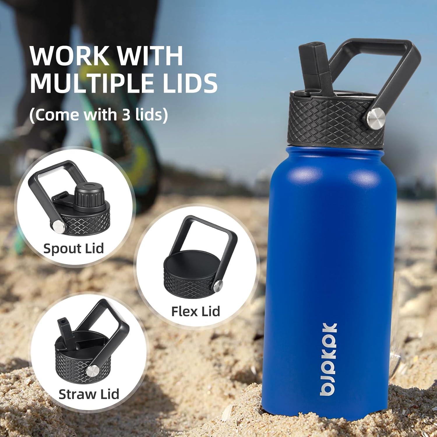 Botella de Agua Aislada BJPKPK 1.18L Acero Inoxidable Menta