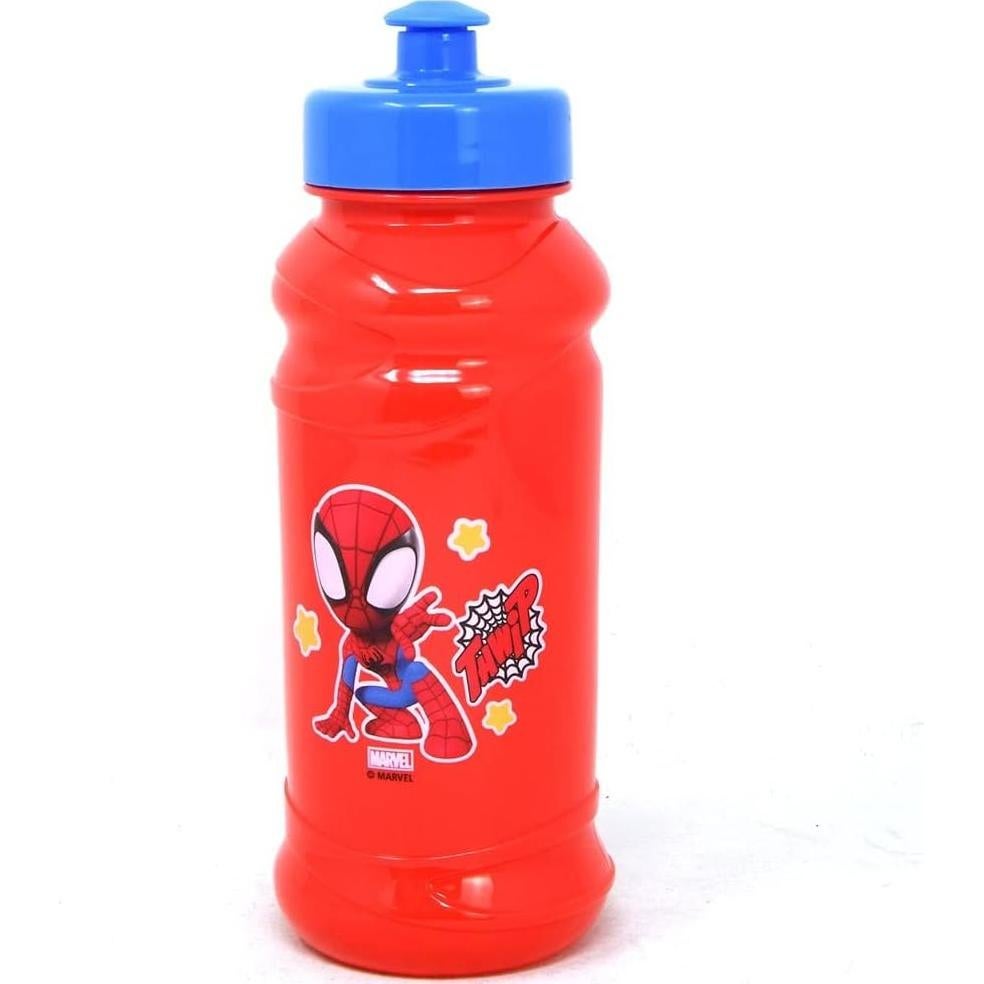 Botella de Agua Reutilizable Marvel Spidey 490ml - 3 Piezas
