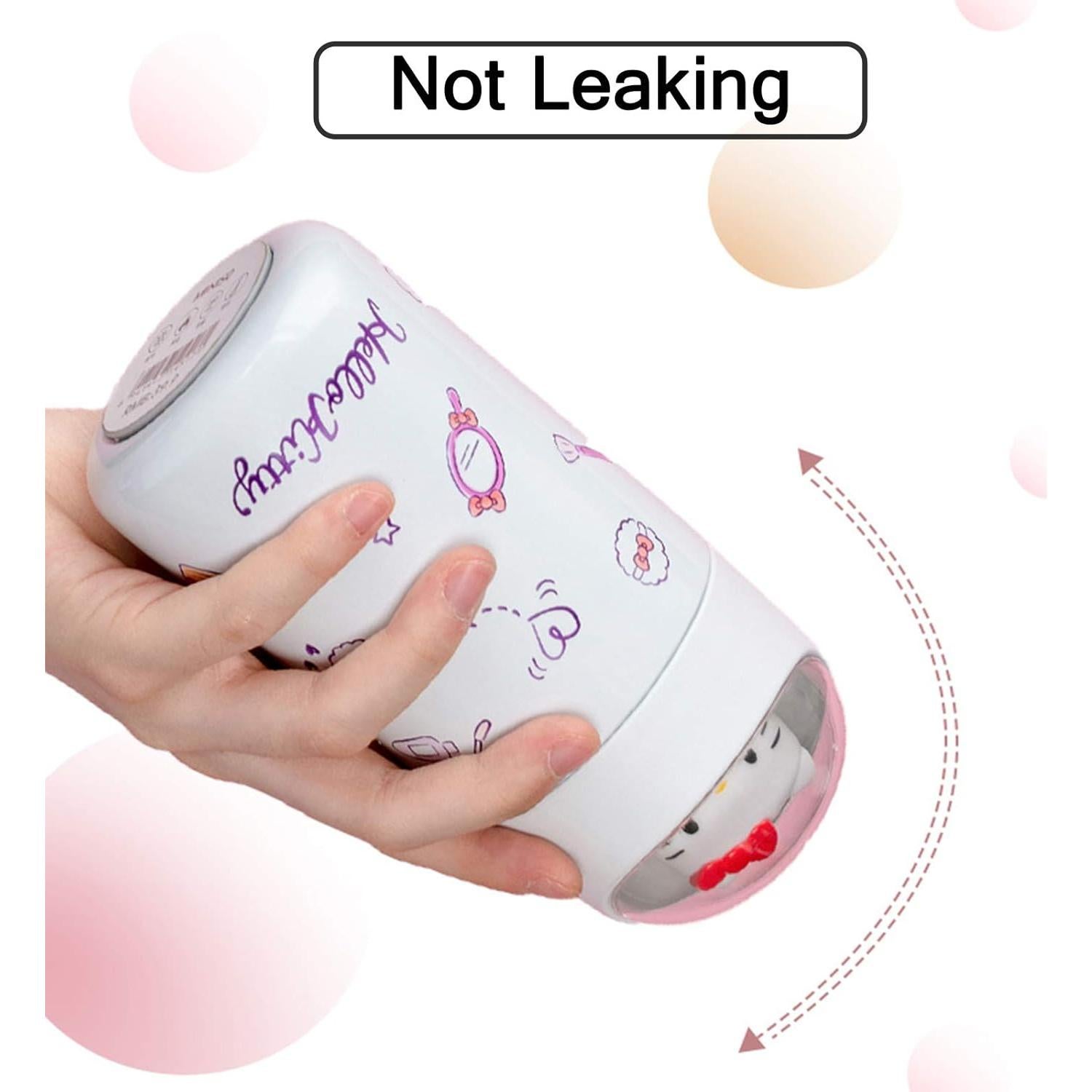 Botella de Agua Anime POYIPI 280ml Acero Inoxidable Rosa