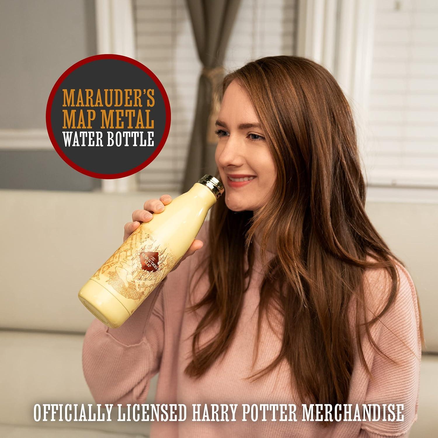 Botella de Agua de Metal Harry Potter Mapa de Merodeadores 500ml