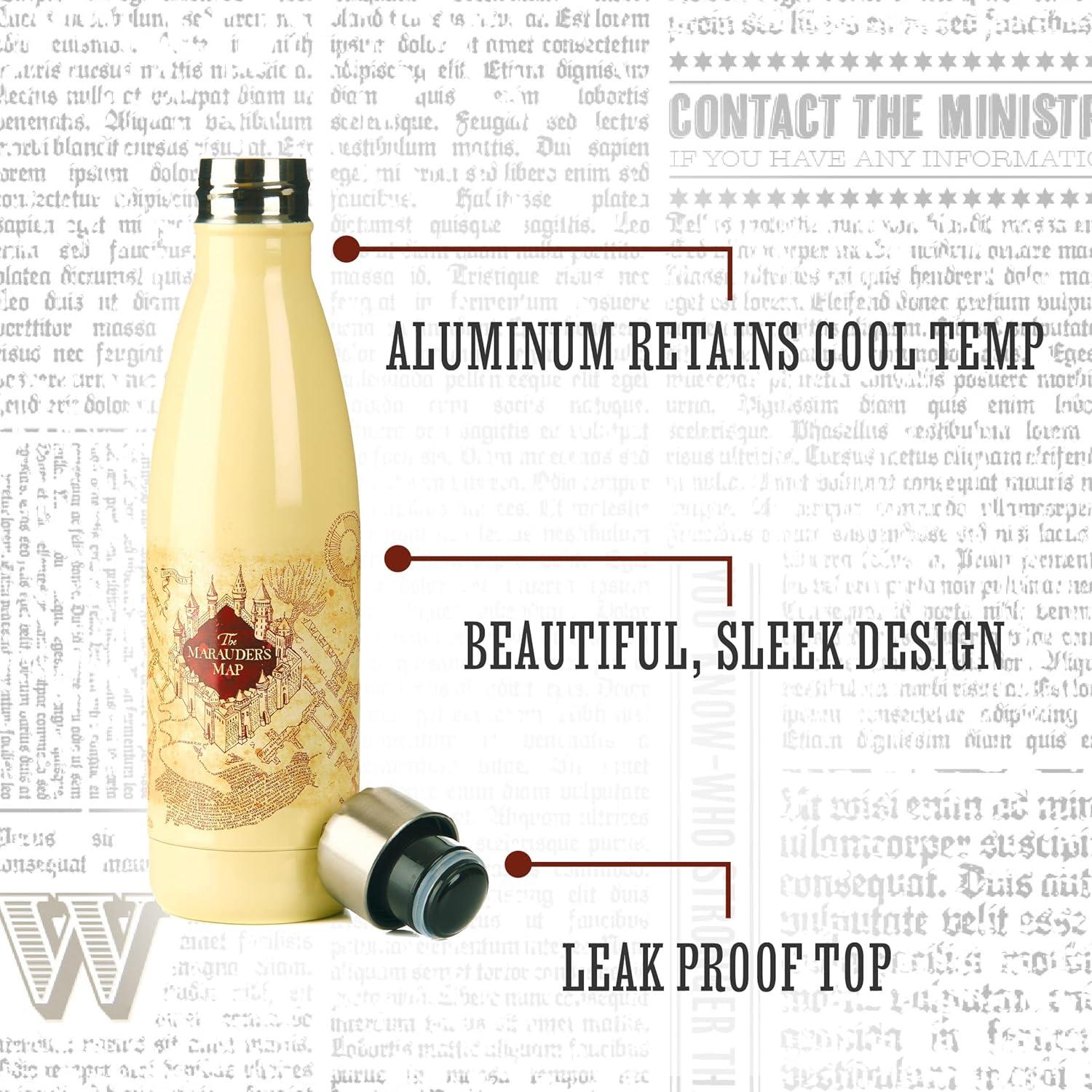 Botella de Agua de Metal Harry Potter Mapa de Merodeadores 500ml