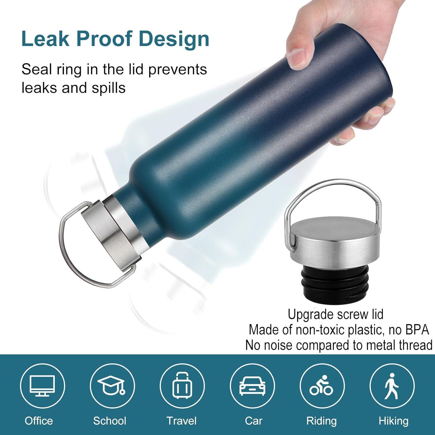 Botellas de Agua Aisladas Neihepal 20 oz Acero Inoxidable 2 Pzs