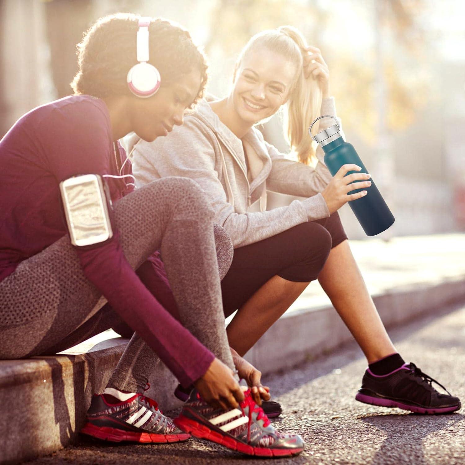 Botellas de Agua Aisladas Neihepal 20 oz Acero Inoxidable 2 Pzs