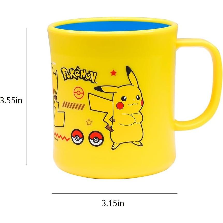 Taza de Plástico Pikachu 300ml Apta para Lavavajillas