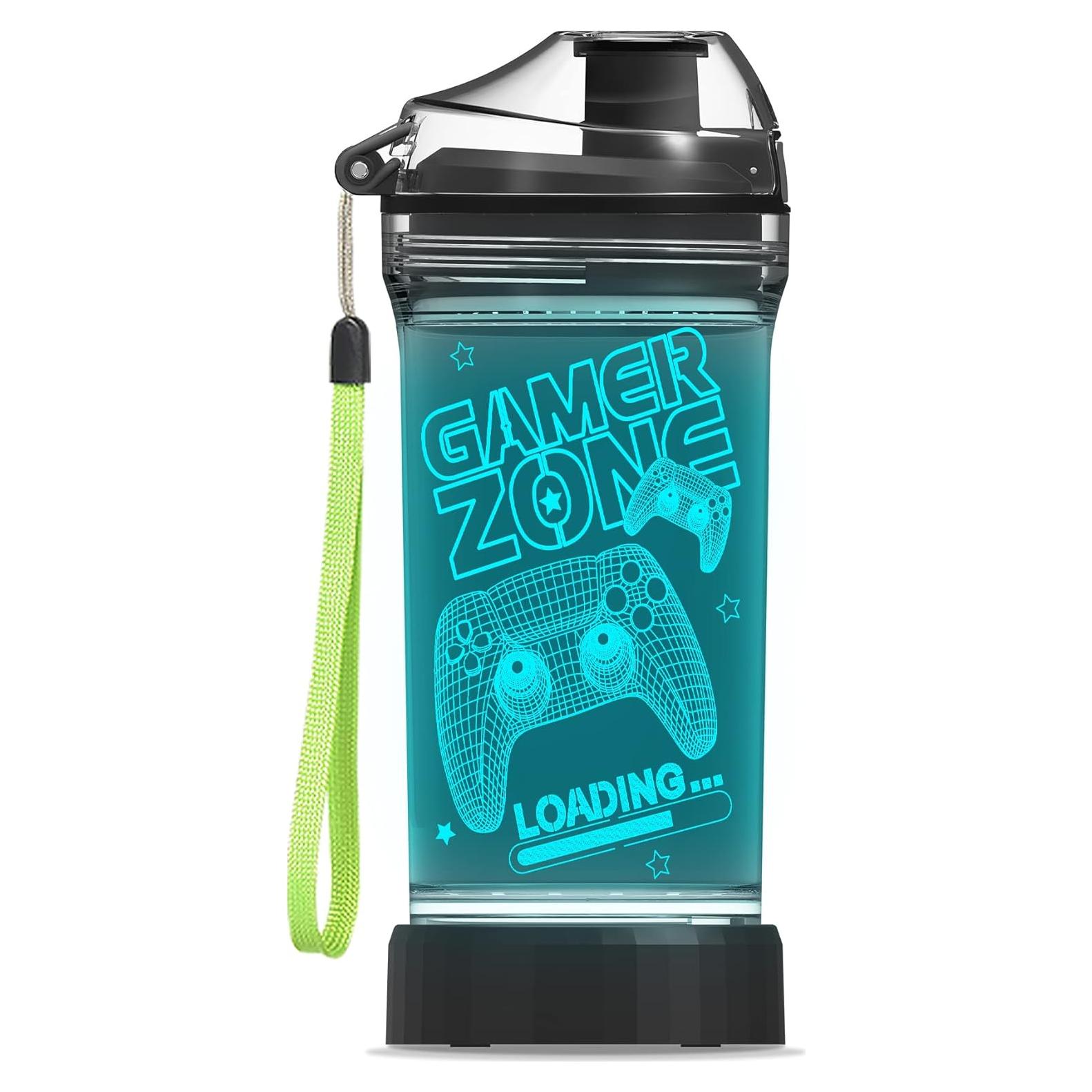 Botella de Agua Iluminada YuanDian 400ml para Niños - 3 en 1