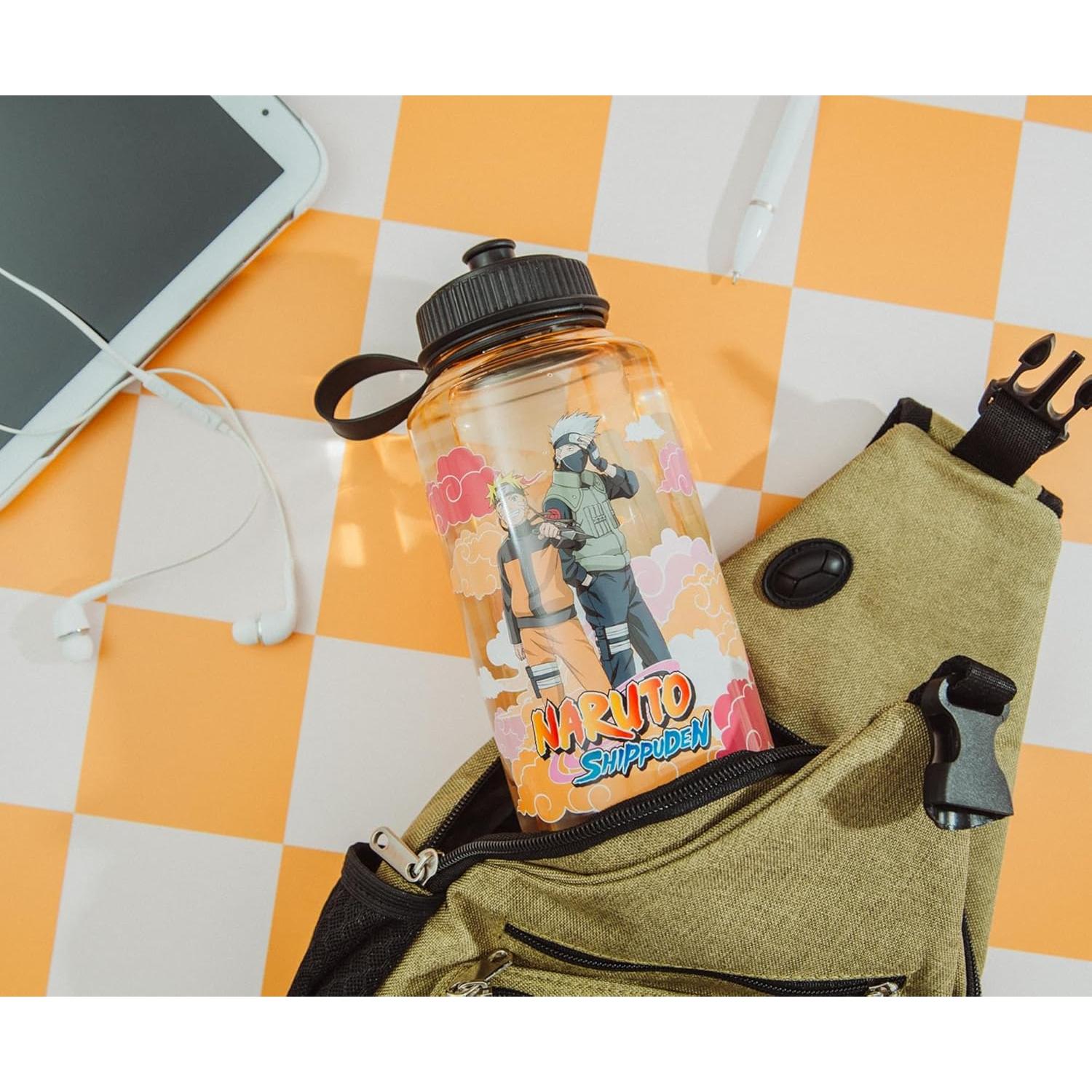 Botella de Agua Naruto Shippuden Just Funky 946ml Naranja