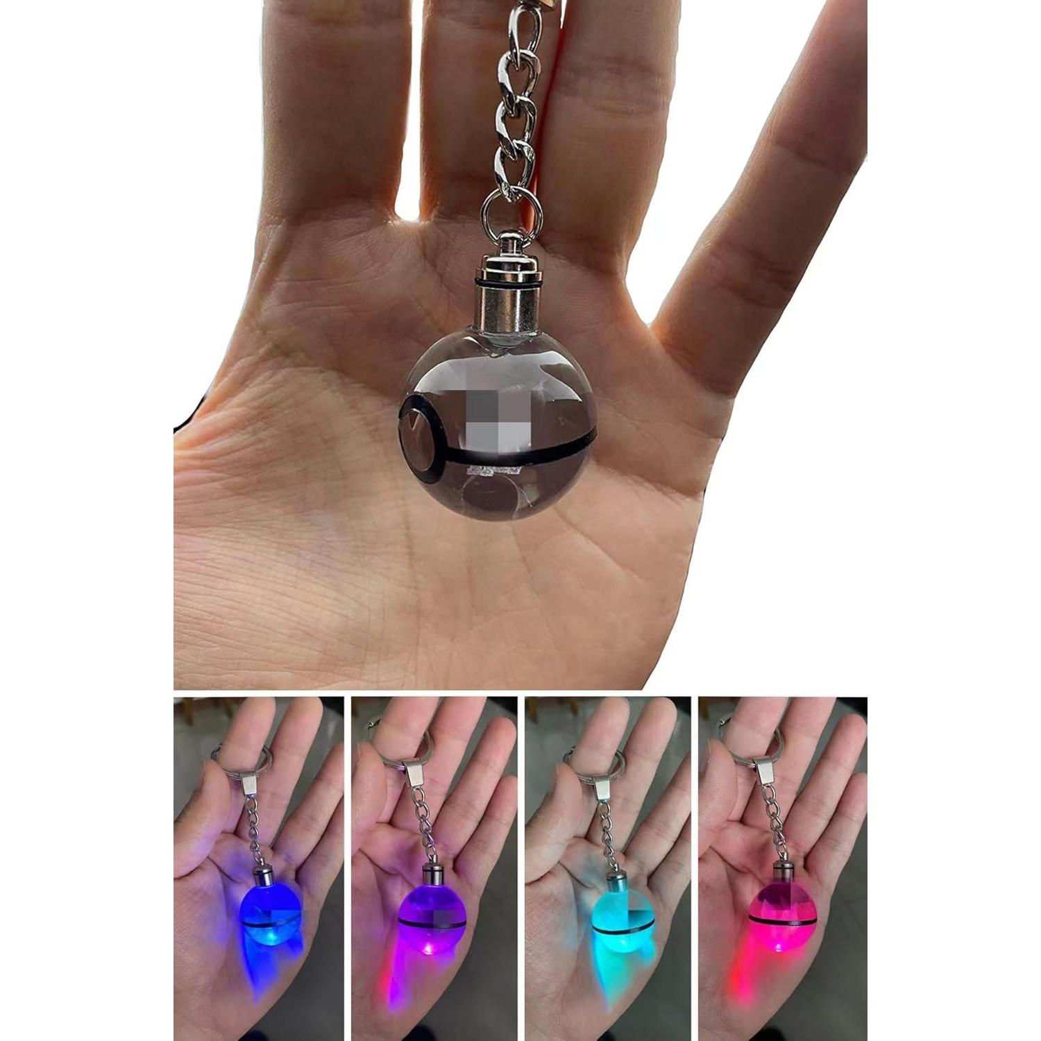 Llave LED de luz cambiante YAVAORDEK 3D 30mm cristal