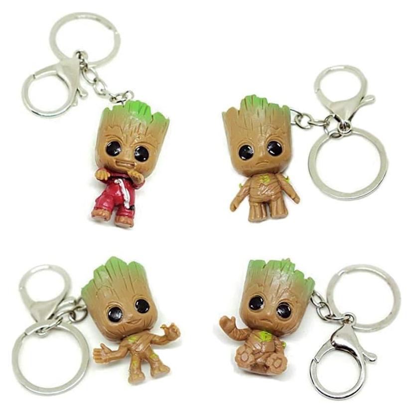 Llavero de Animales Adorables VNFLY Kc365 - Paquete de 4