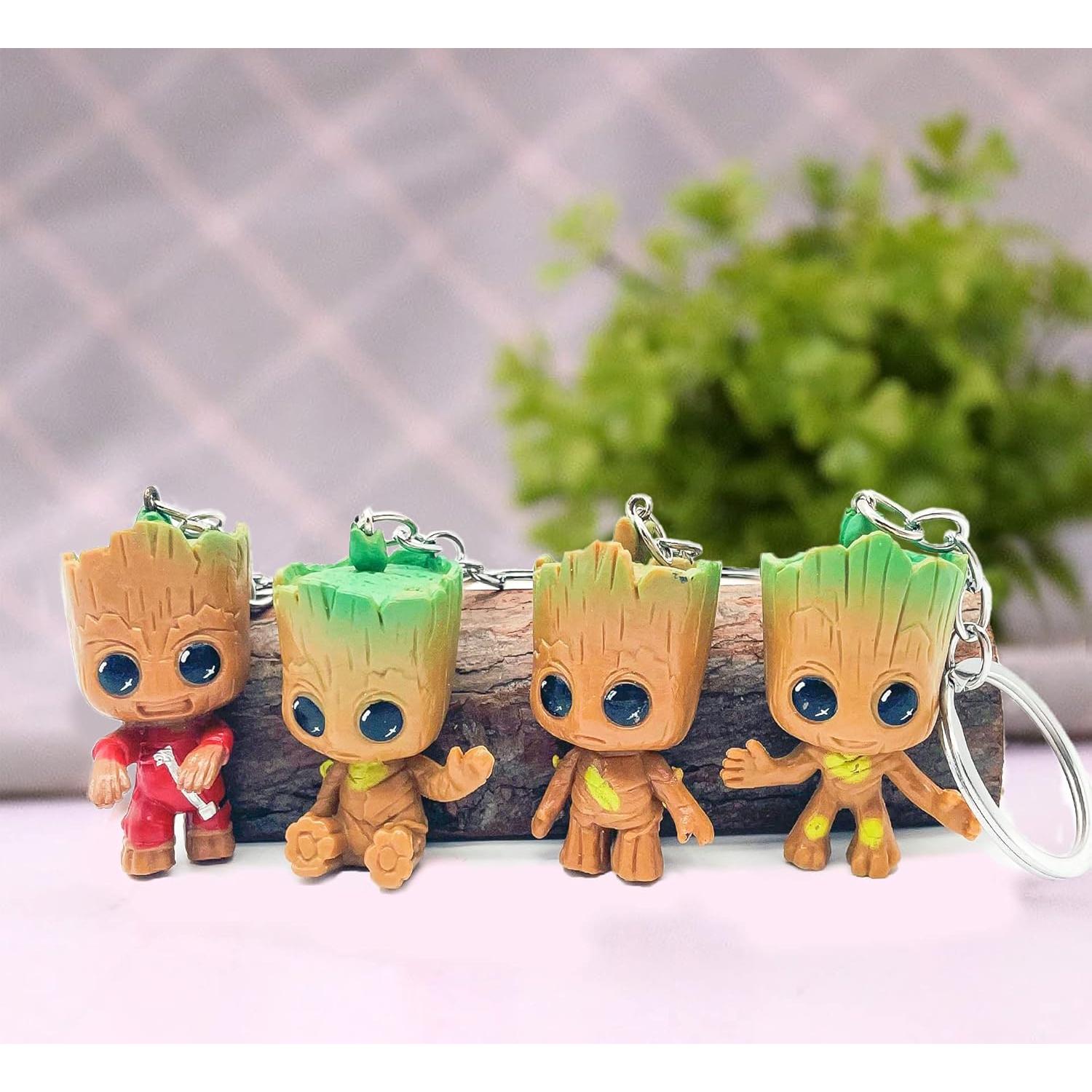 Llavero de Animales Adorables VNFLY Kc365 - Paquete de 4