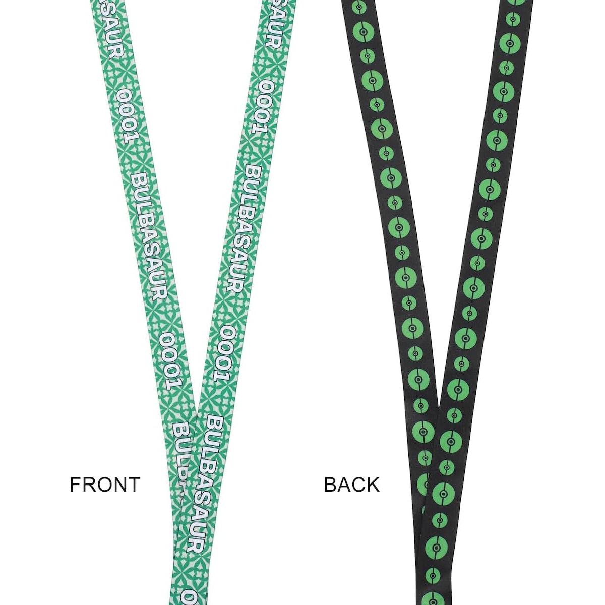 Lanyard Pokemon Bulbasaur Kanto con Encanto de Goma