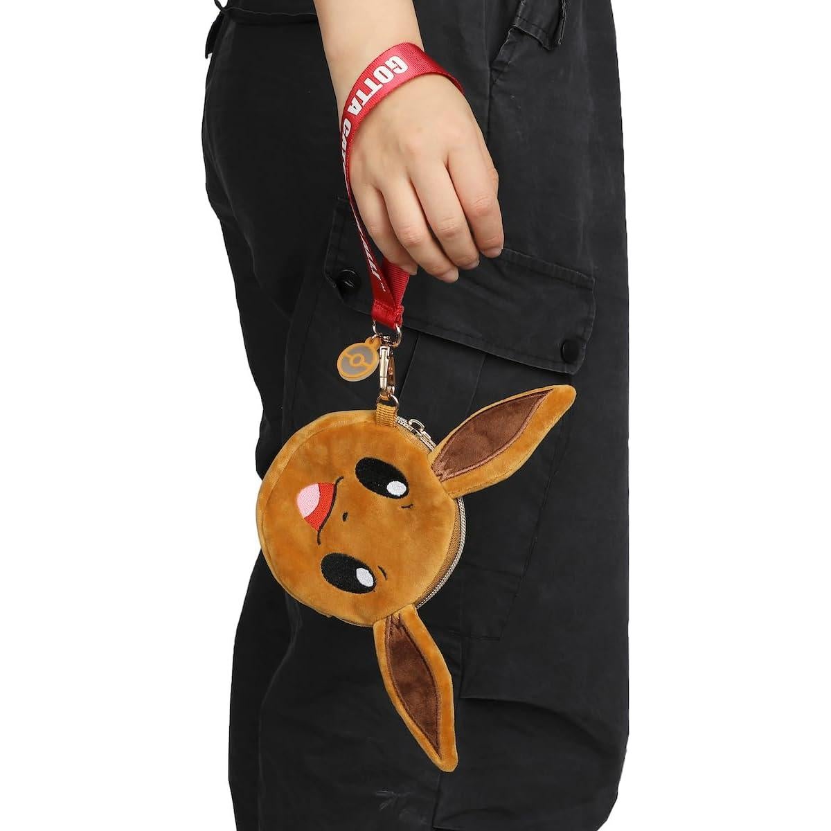 Monedero Pokemon Eevee 13 cm Bioworld con orejas 3D