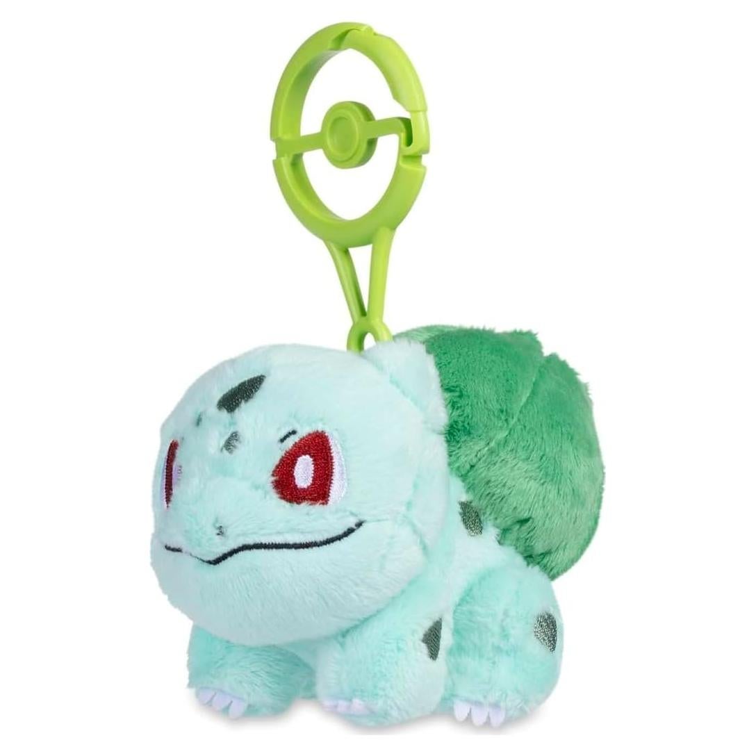 Llave de Peluche Bulbasaur Pokémon 13.5 cm con Cierre Poké Ball