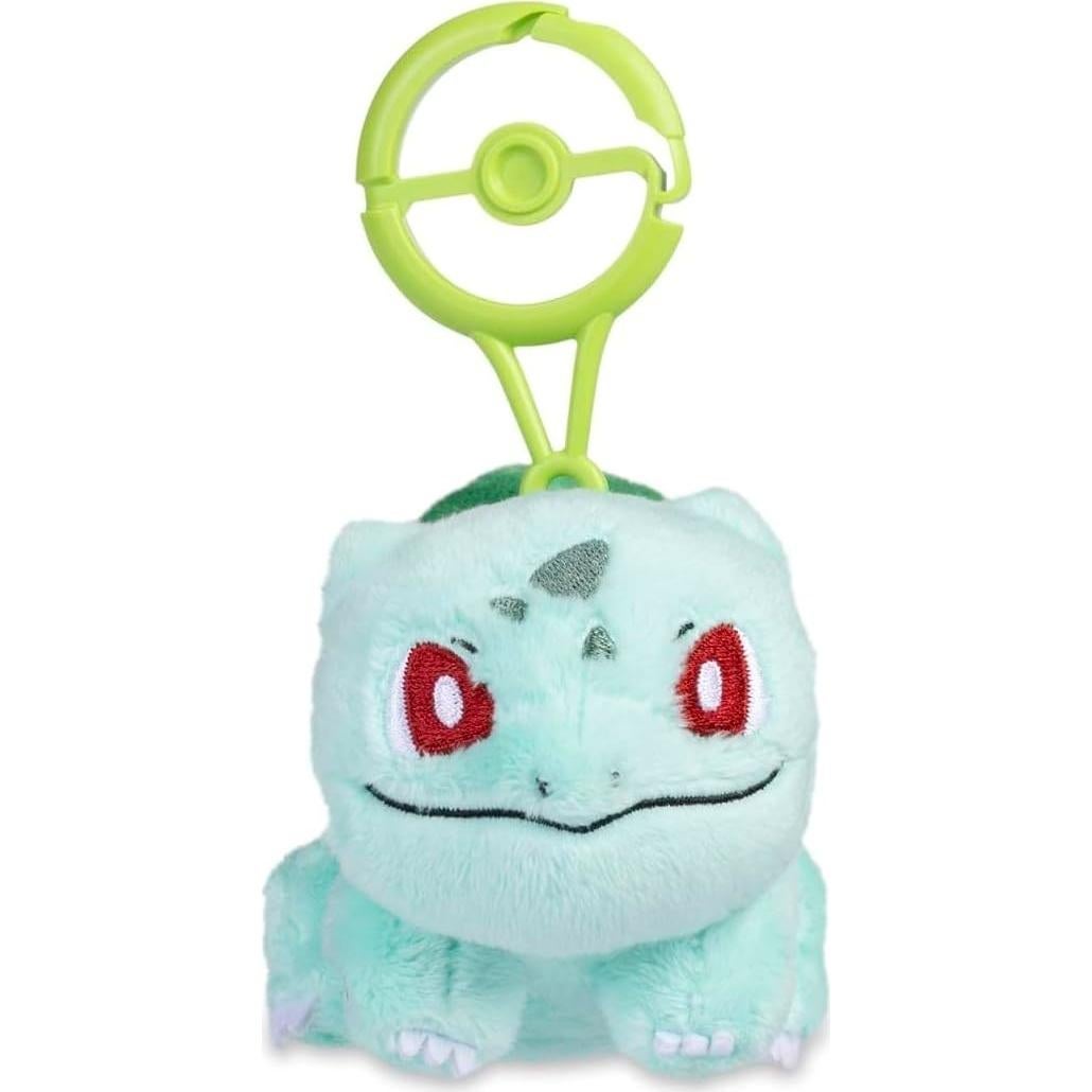 Llave de Peluche Bulbasaur Pokémon 13.5 cm con Cierre Poké Ball