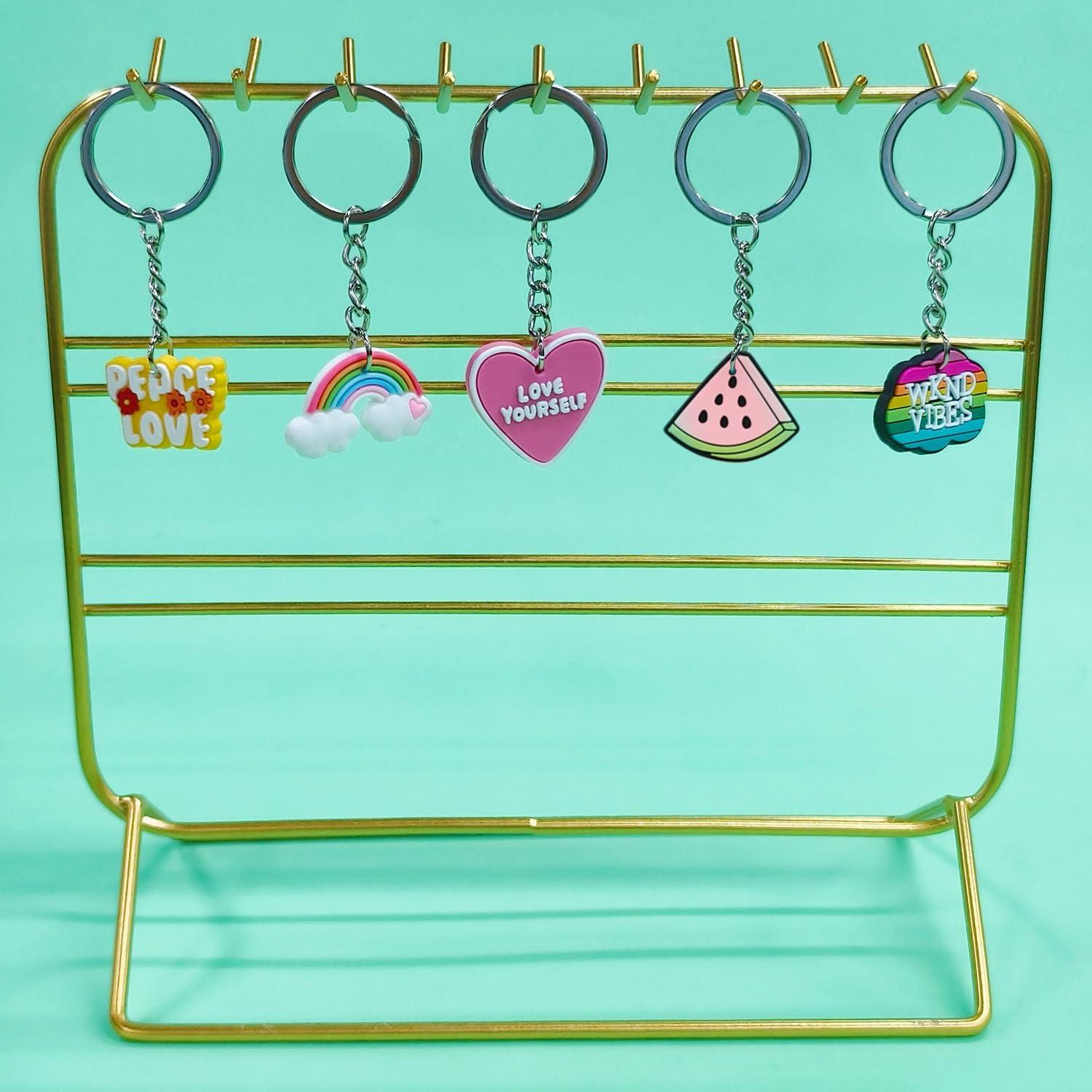 Llavero Aleatorio Gibleitz 100pcs Diseño Único Colorido