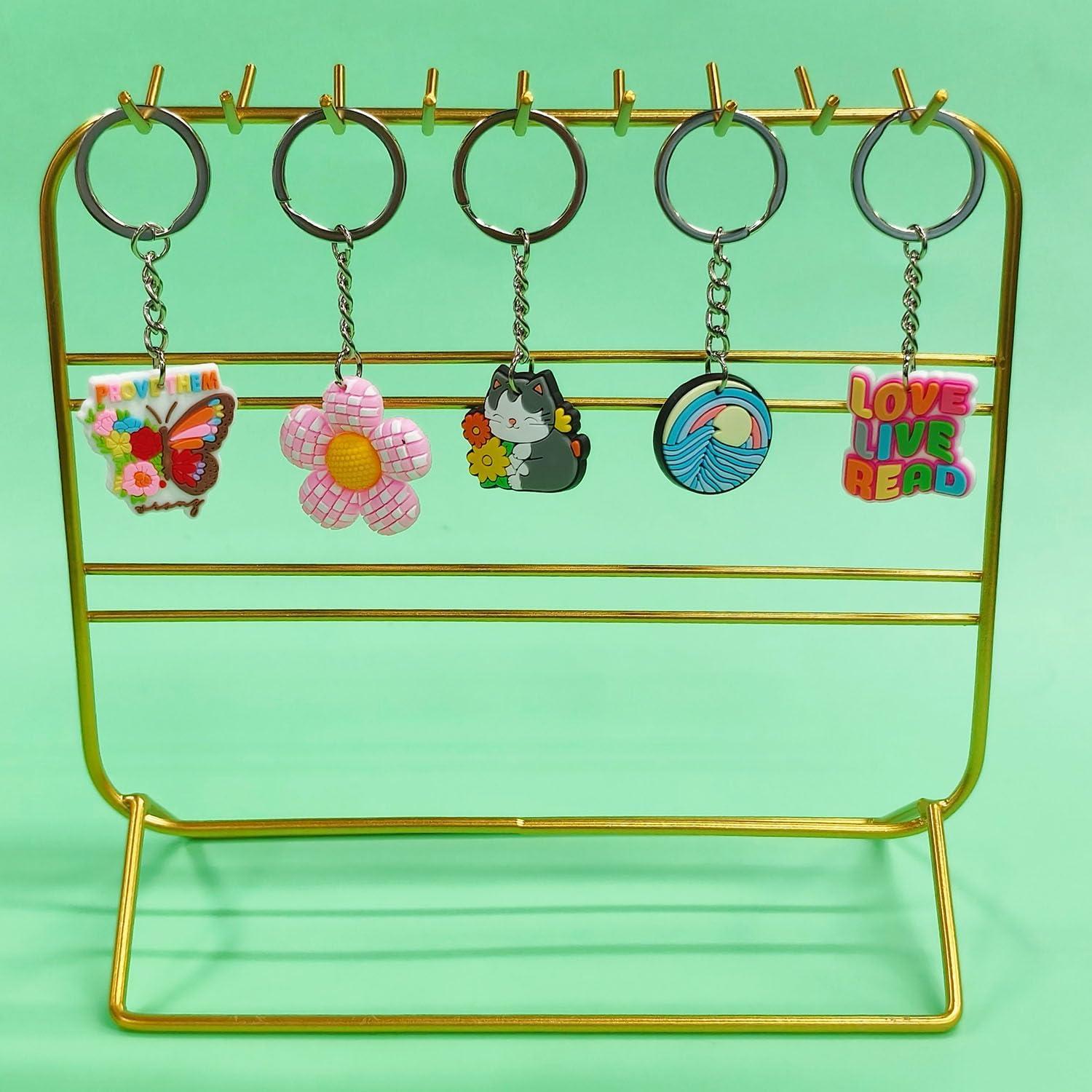 Llavero Aleatorio Gibleitz 100pcs Diseño Único Colorido