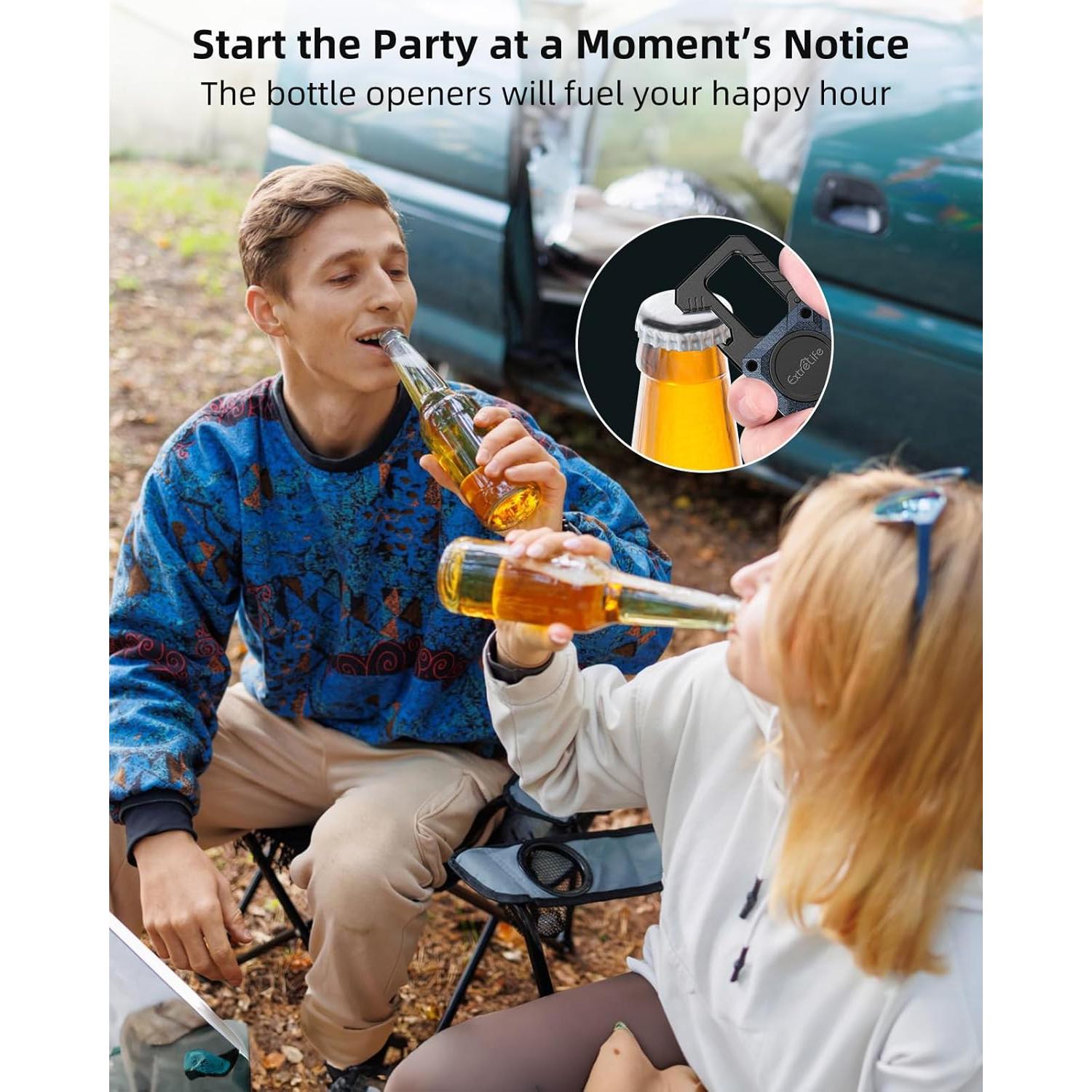 Llave Abrebotellas Extrelife con GPS y Bluetooth, Azul