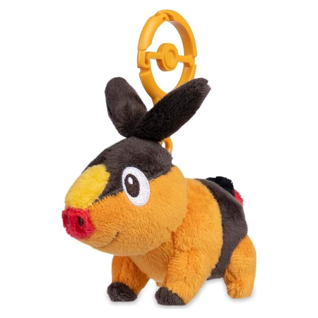 Llavero de Peluche Tepig Pokémon 13 cm con Cierre Poké Ball
