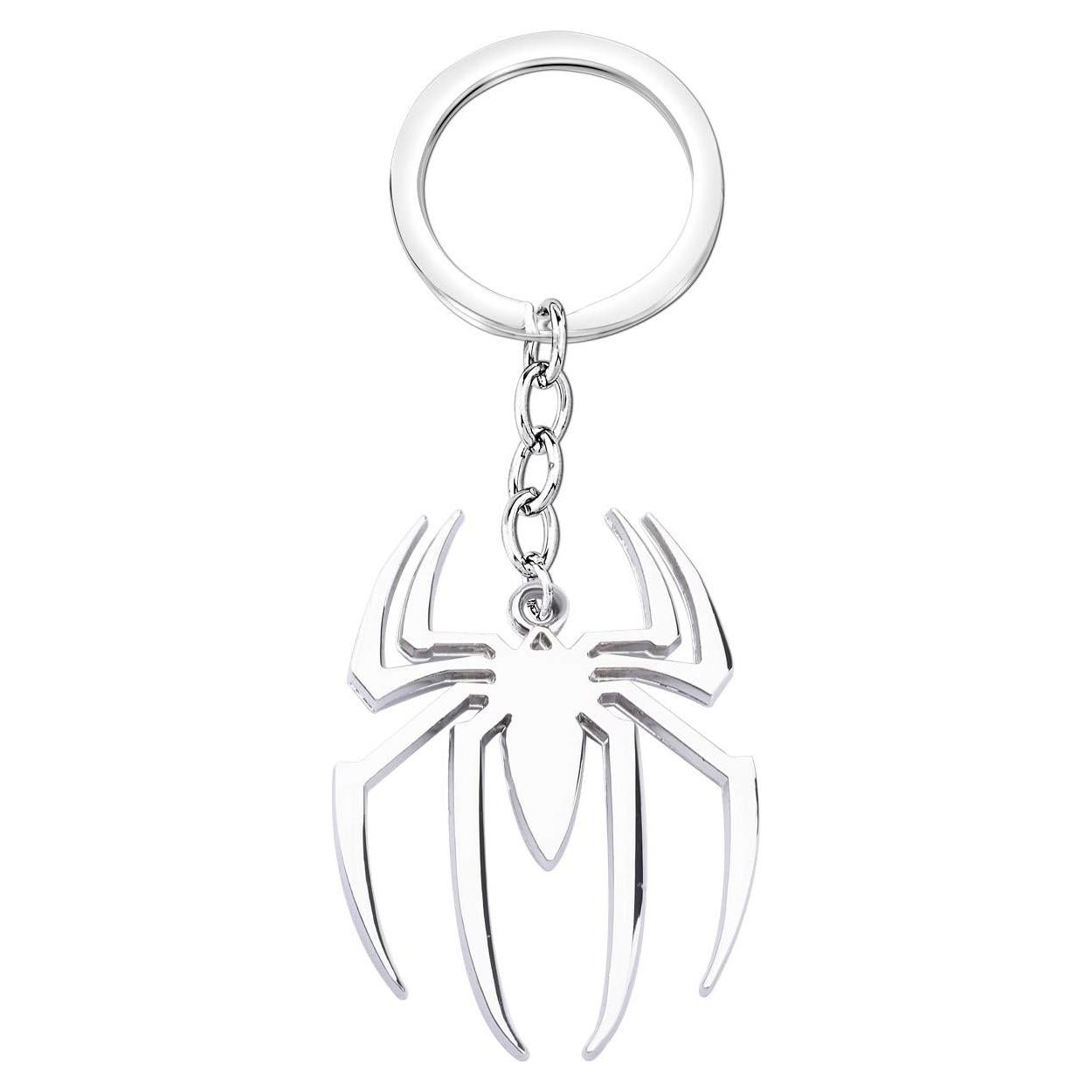 Llavero Araña Plateada FUSTMW Joyería Hipoalergénica 3 cm