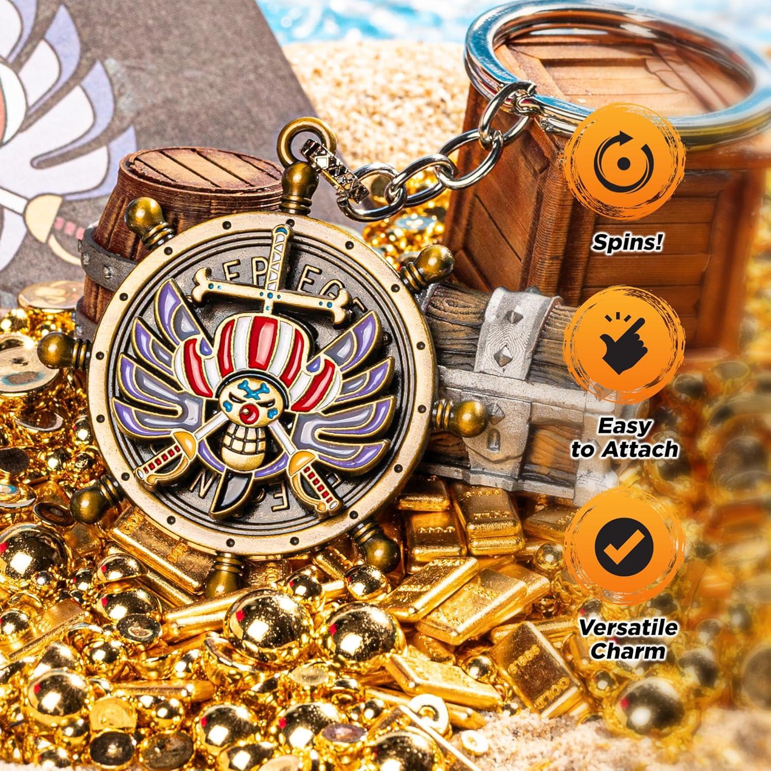 Llavero One Piece Luffy Oro Premium Coleccionable 5cm