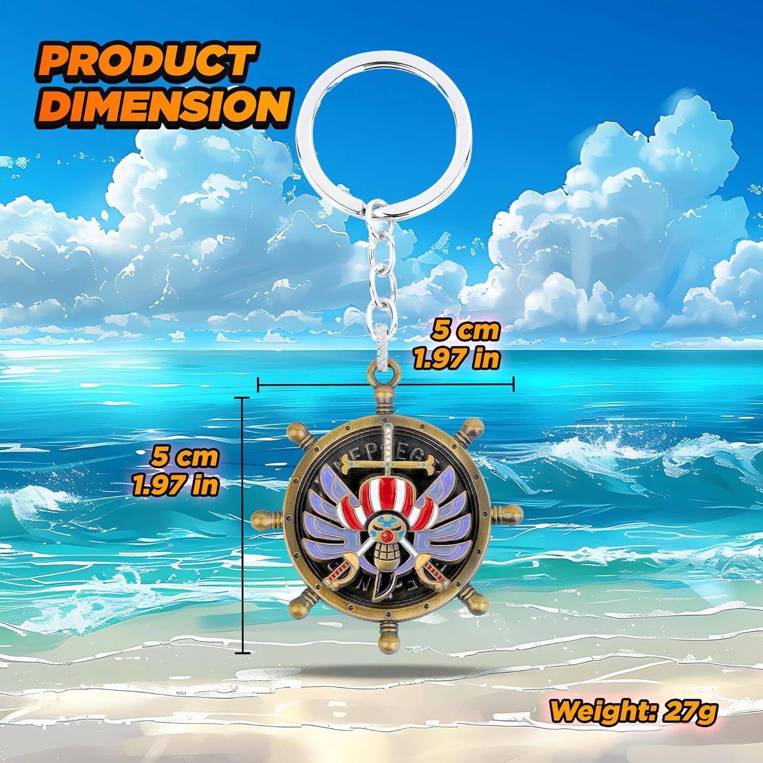 Llavero One Piece Luffy Oro Premium Coleccionable 5cm