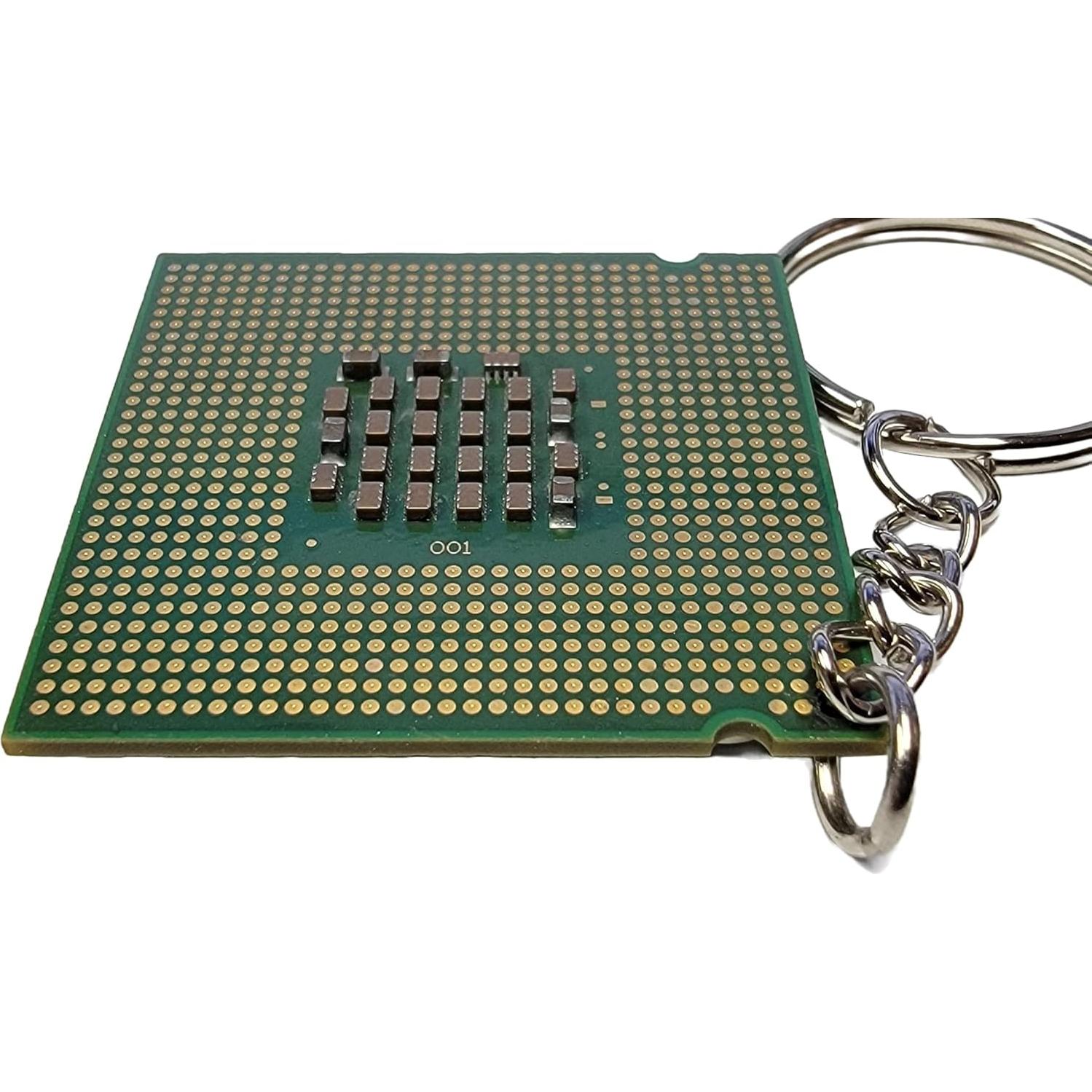 Llavero de Procesador de CPU Reciclado - Accesorio Sostenible