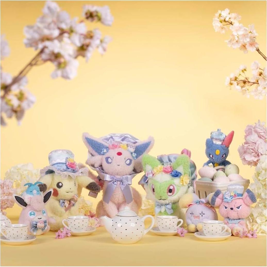 Llave de peluche Pokémon Whismur Fancy Spring 9.9x10.9x11.9cm