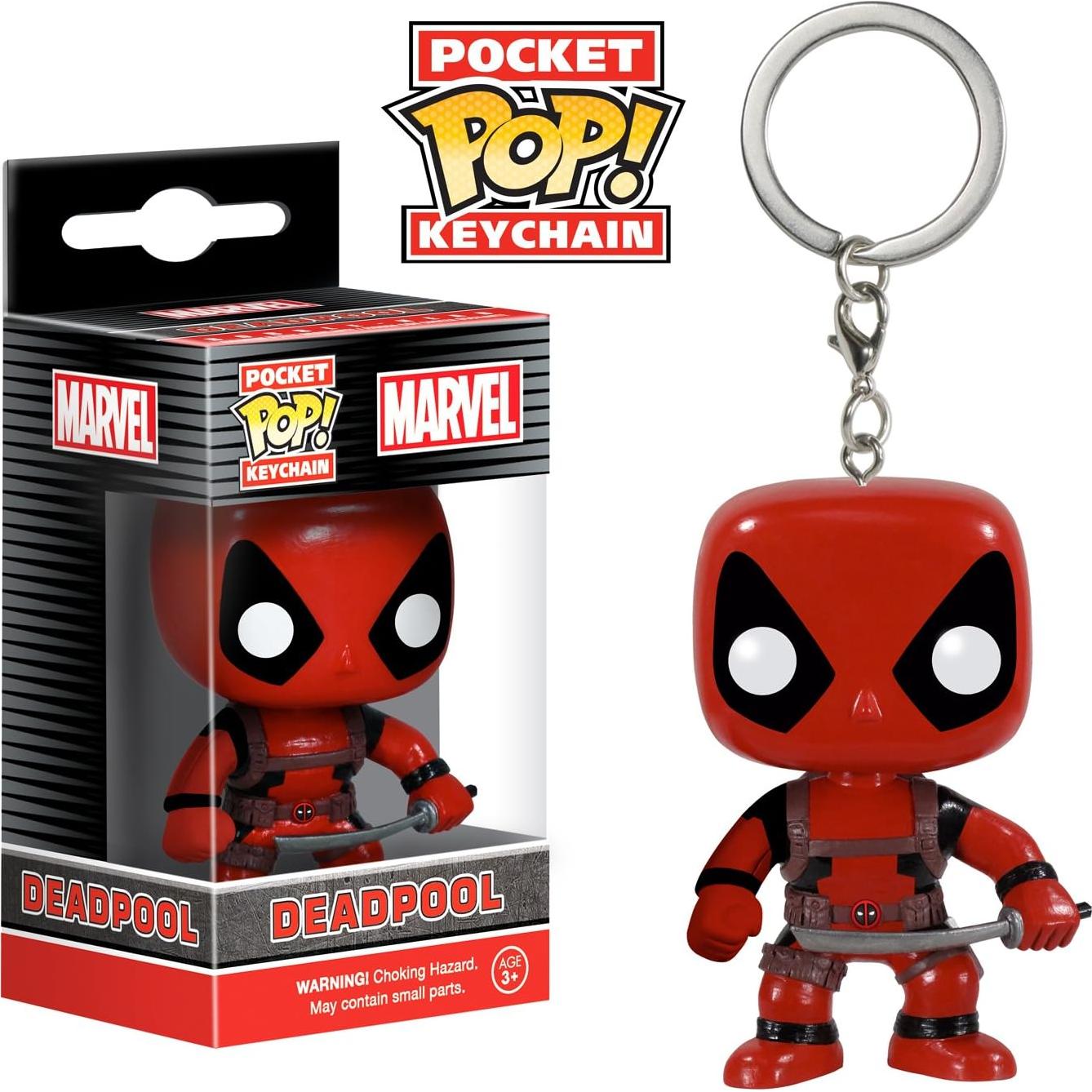 Llave Funko Pop Marvel Deadpool Mini Figura Coleccionable 11.76 cm