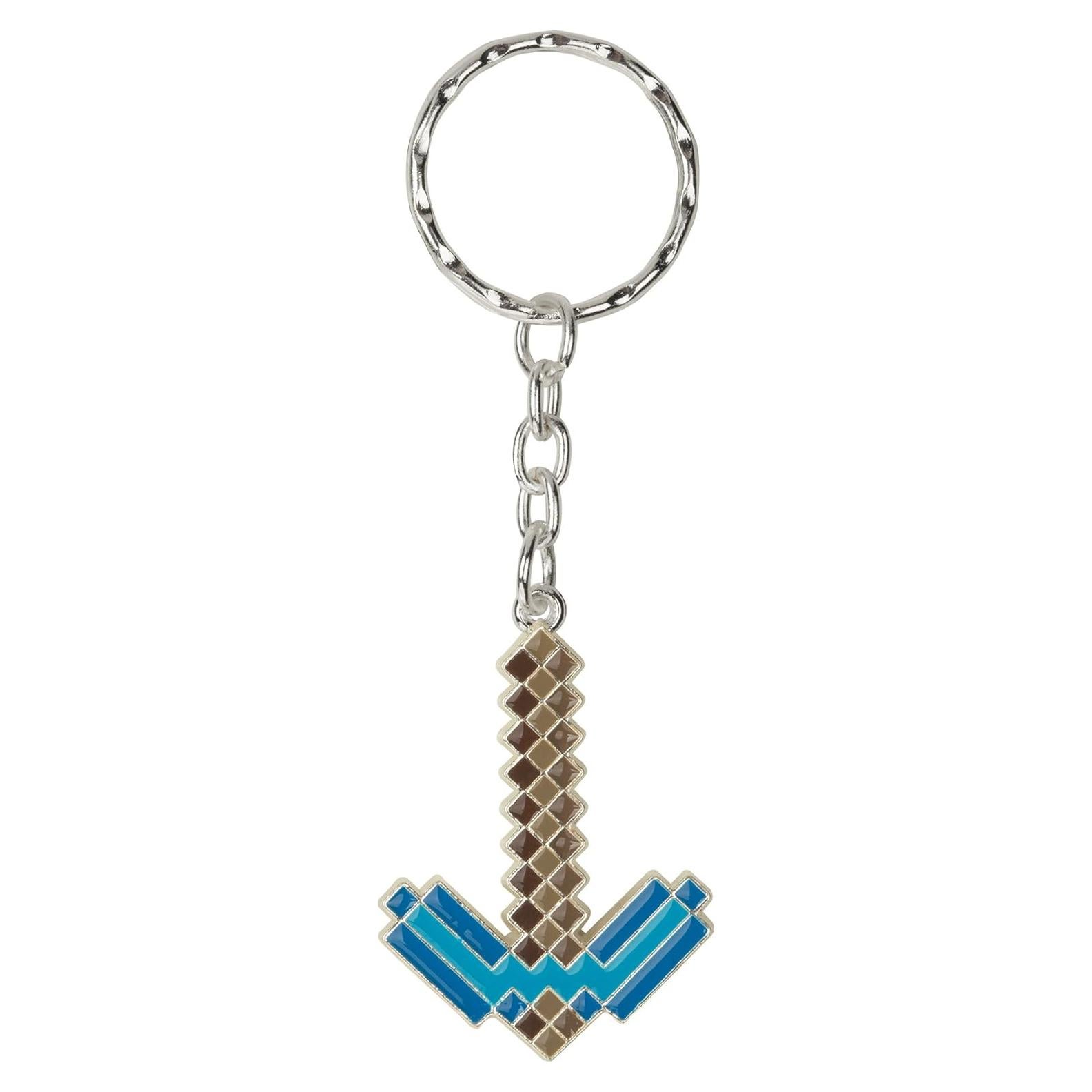 Llavero Pico de Diamante JINX Minecraft - Metal Esmalte 3.81 cm