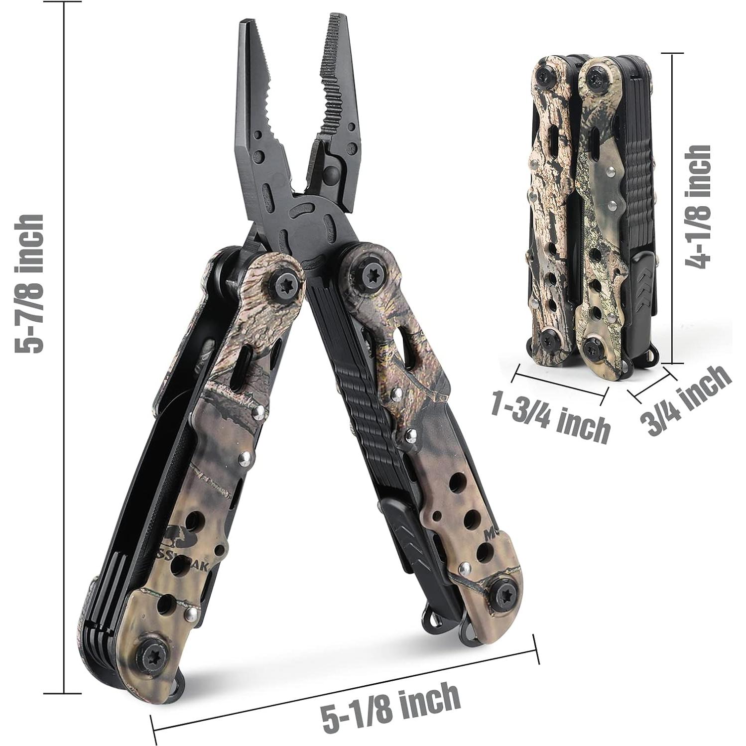 Multi-herramienta 13 en 1 MOSSY OAK Camo Plegable