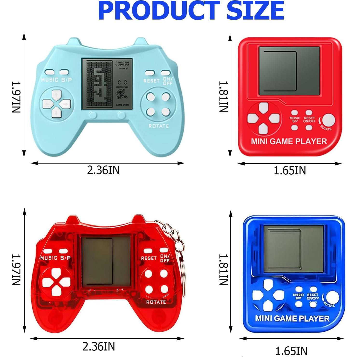 Paquete de 24 llaveros de videojuegos DOEA para niños