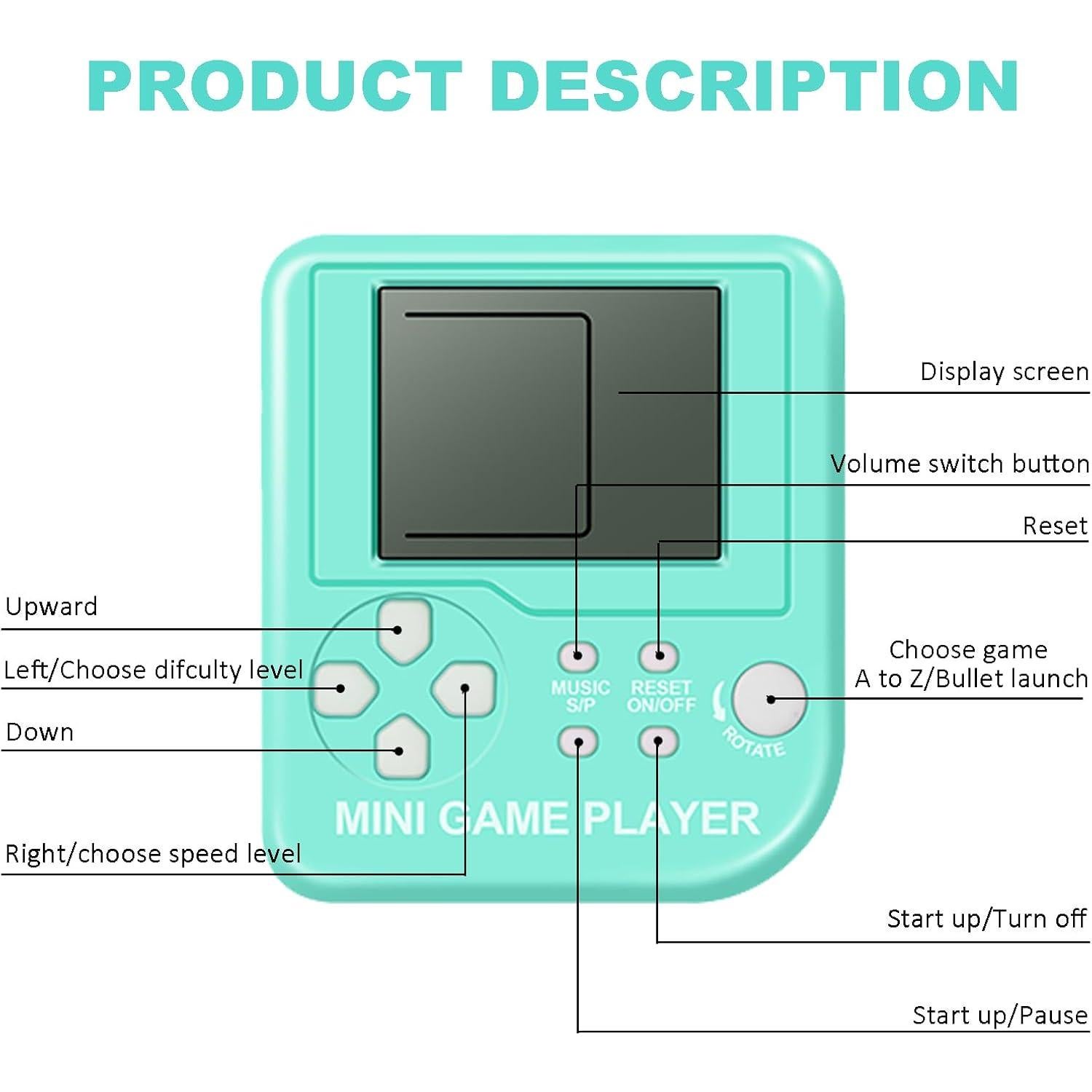 Paquete de 24 llaveros de videojuegos DOEA para niños