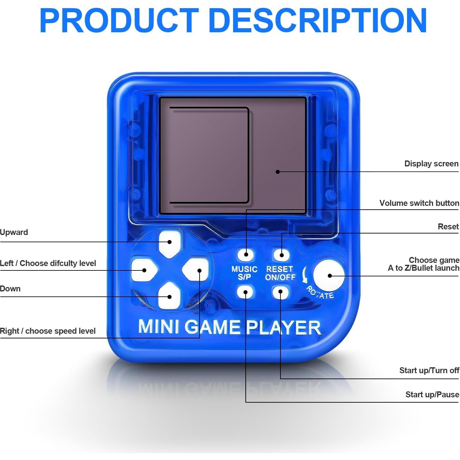 Paquete de 24 llaveros de videojuegos DOEA para niños