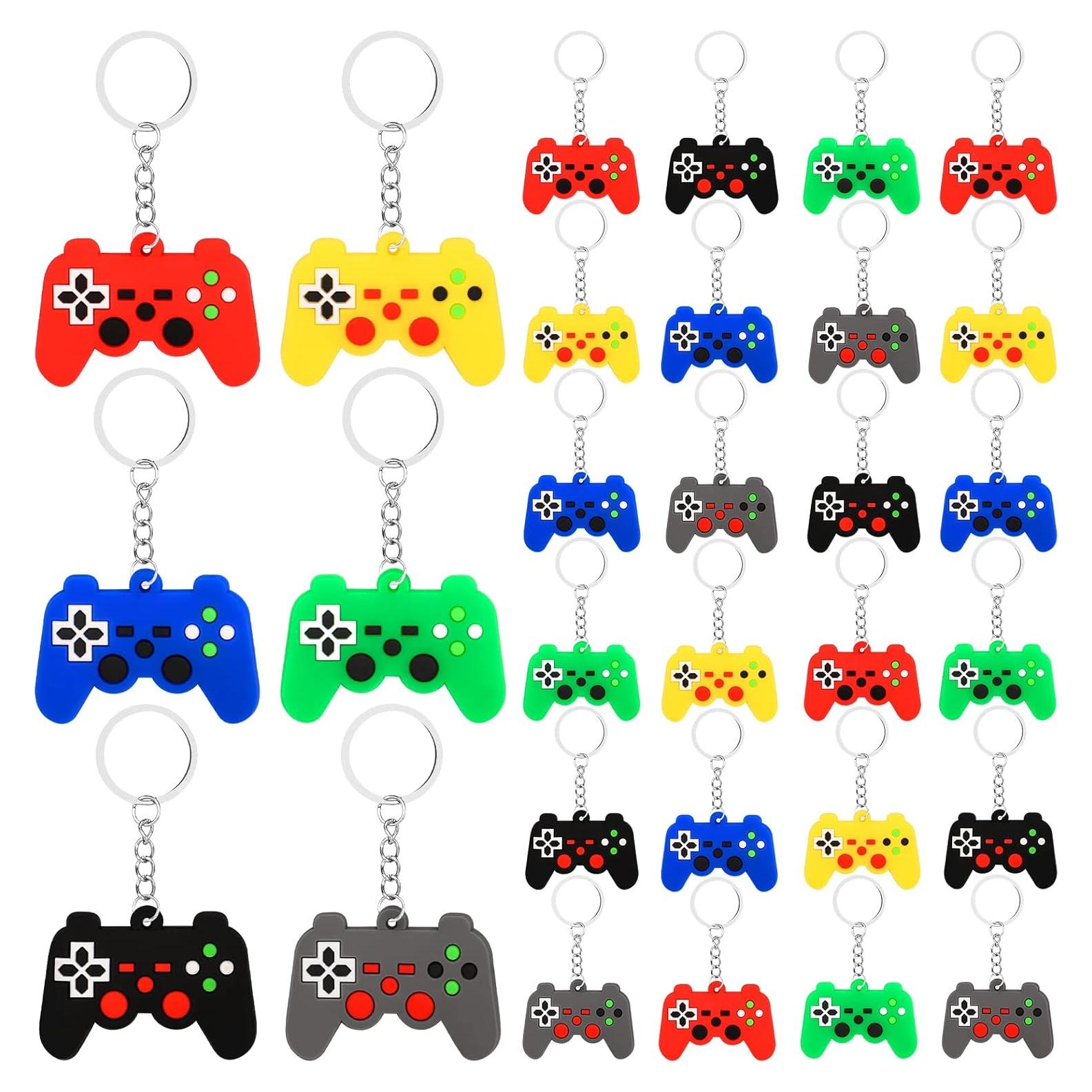 30 Llaveros Controlador de Videojuegos Moncinday 8 cm