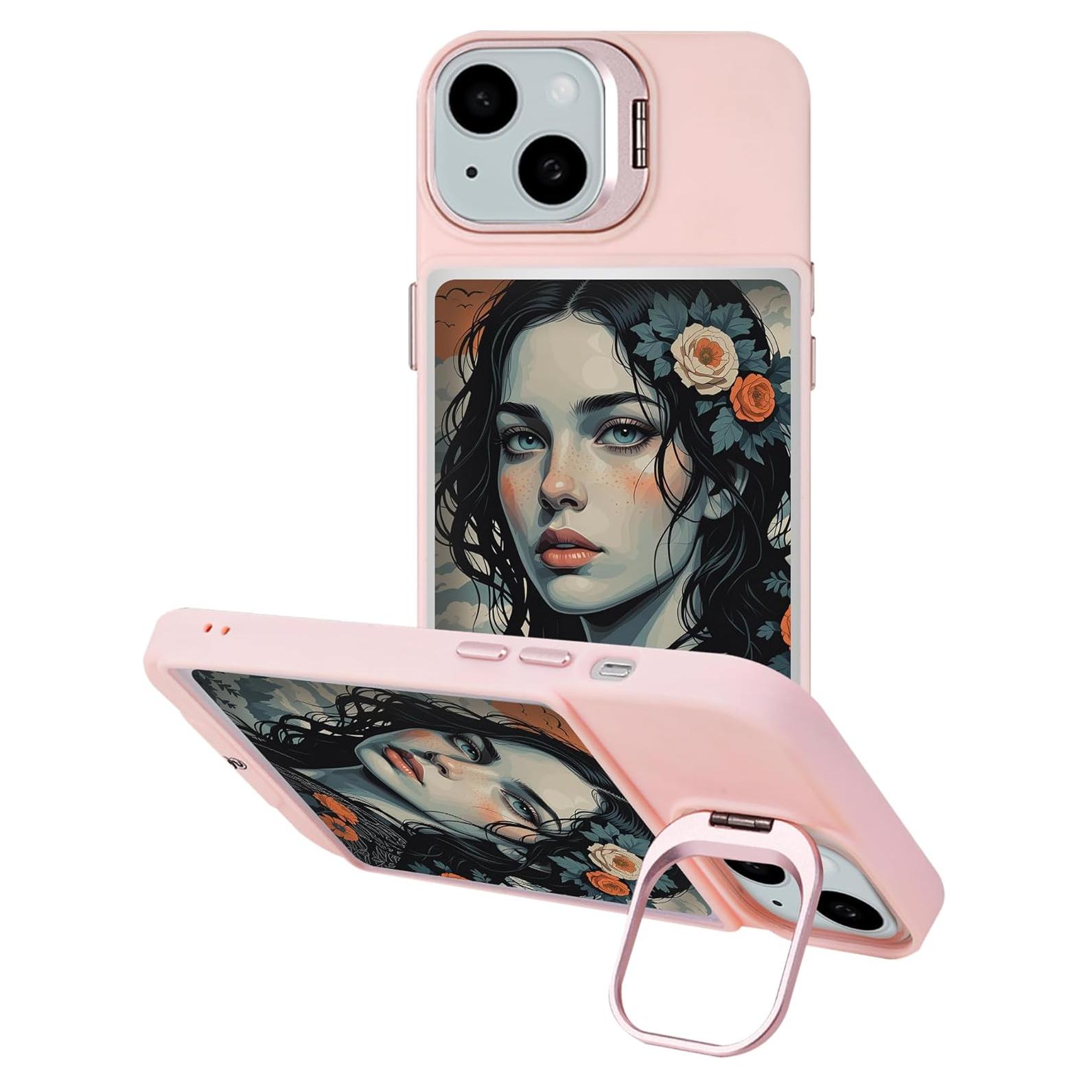 Funda protectora para iPhone 15 Superious con soporte y 5 fundas