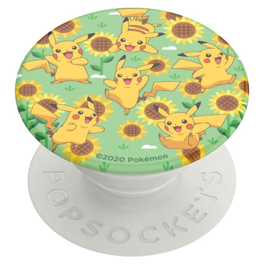 ​​​​PopSockets Phone Grip with Expanding Kickstand, Adhesive Grip, Pokemon - Pikachu Pattern