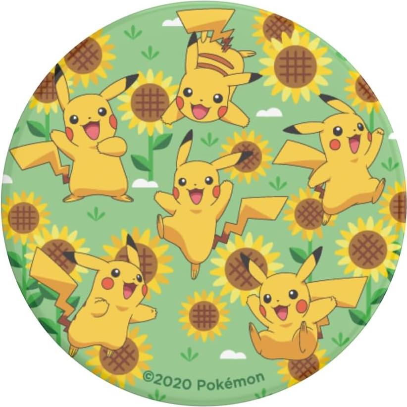 ​​​​PopSockets Phone Grip with Expanding Kickstand, Adhesive Grip, Pokemon - Pikachu Pattern