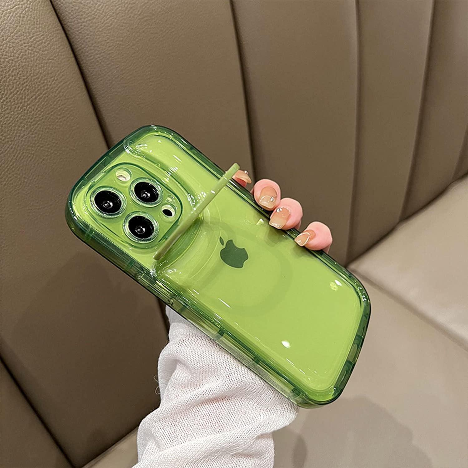 Funda TPU Ownest para iPhone 13 Pro con Soporte Verde