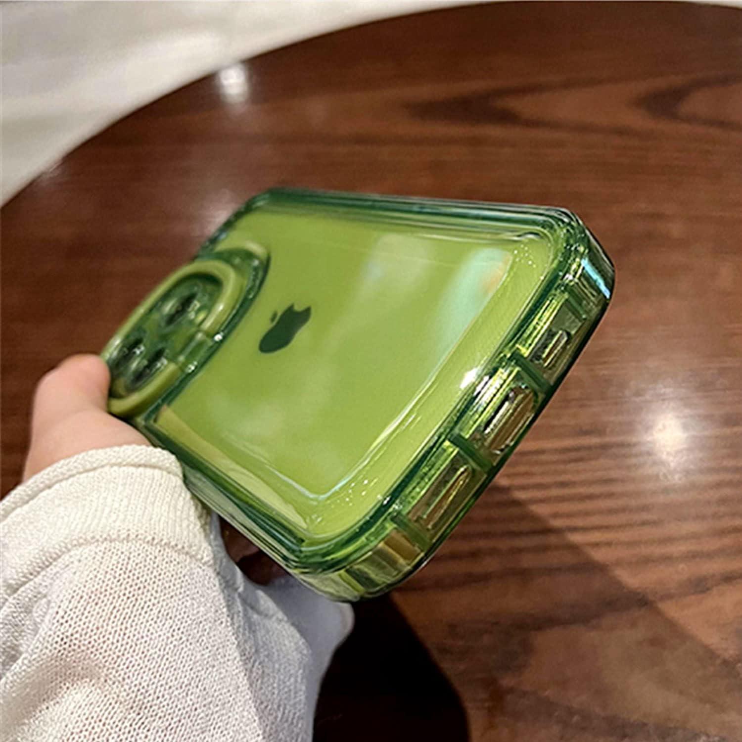 Funda TPU Ownest para iPhone 13 Pro con Soporte Verde