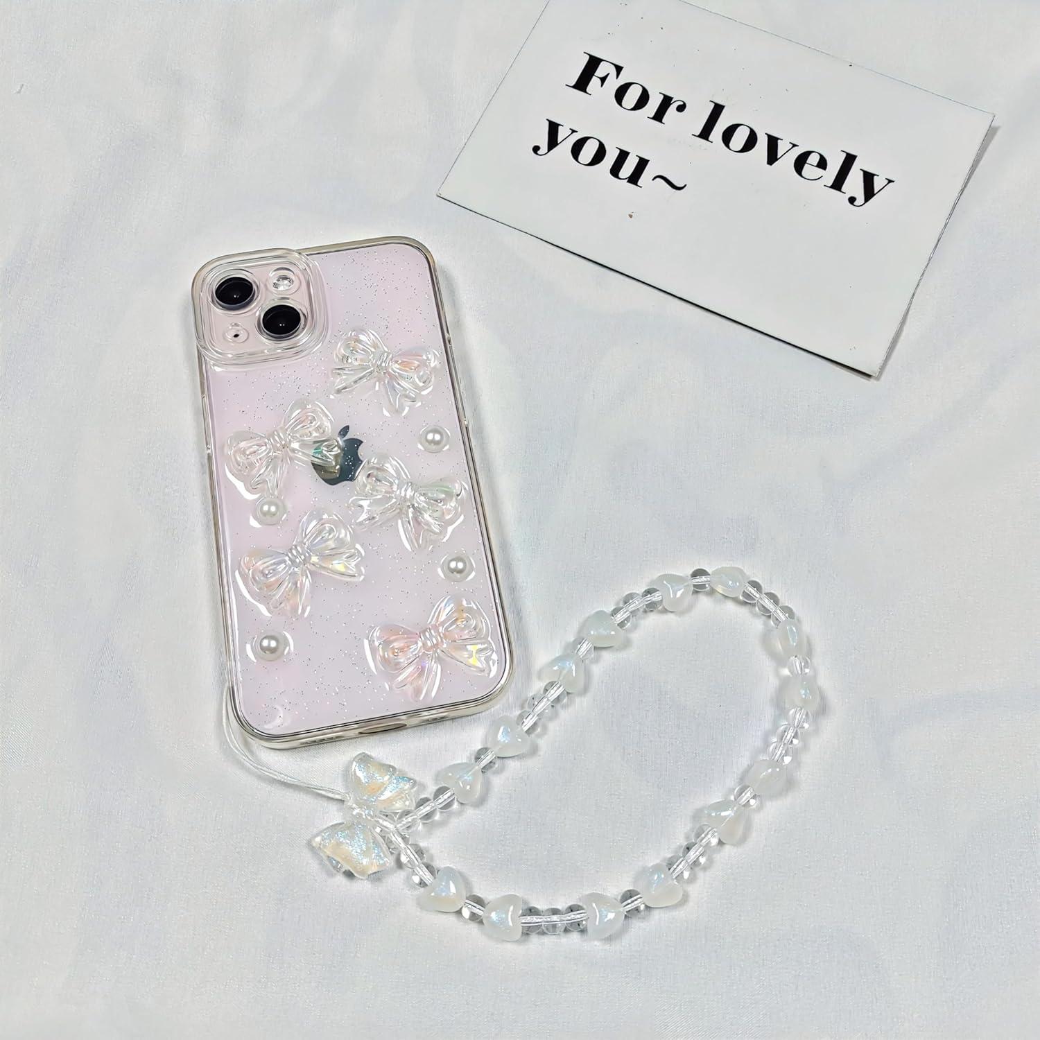 Funda Protectora Ownest para iPhone 11 con Lazos 3D y Cadena