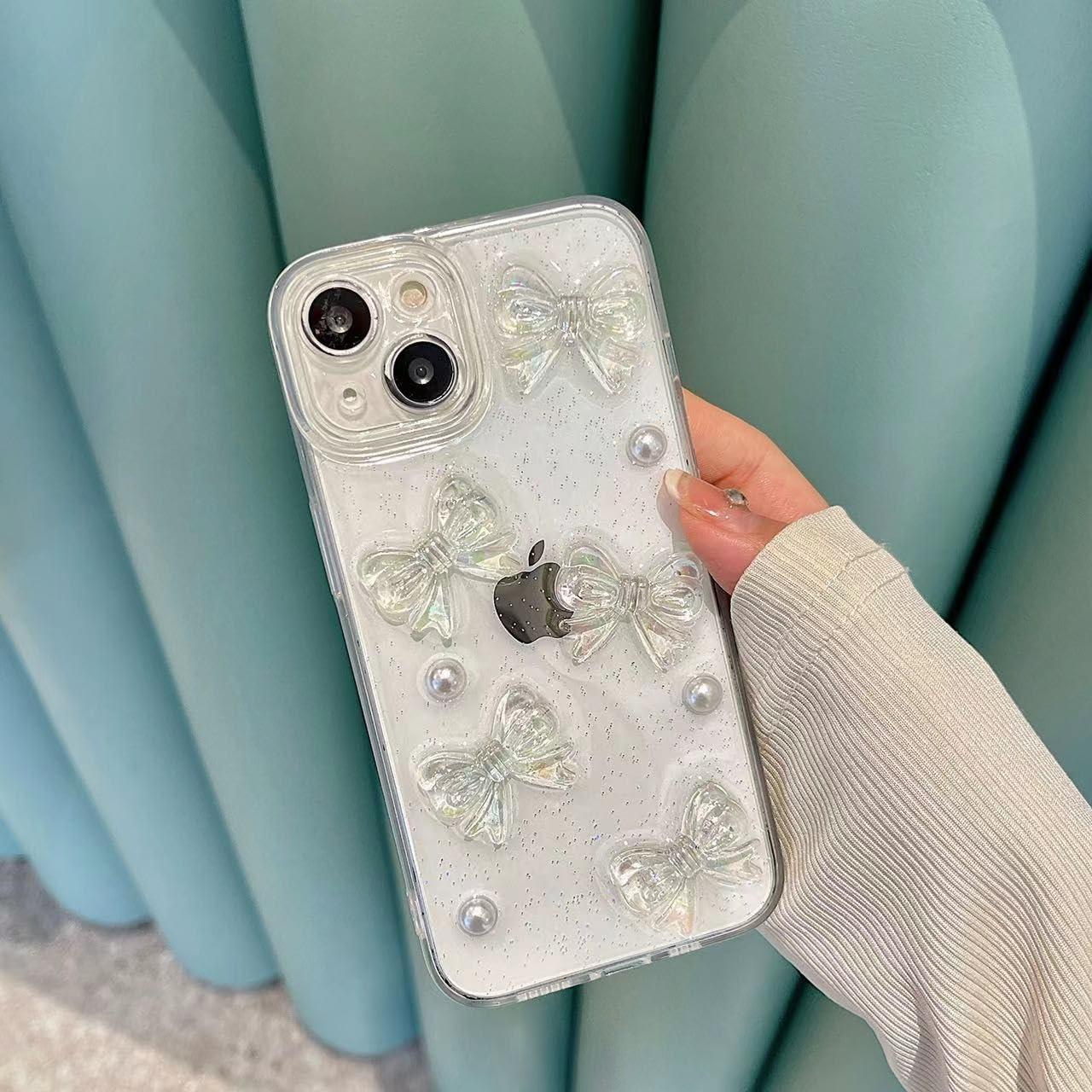 Funda Protectora Ownest para iPhone 11 con Lazos 3D y Cadena