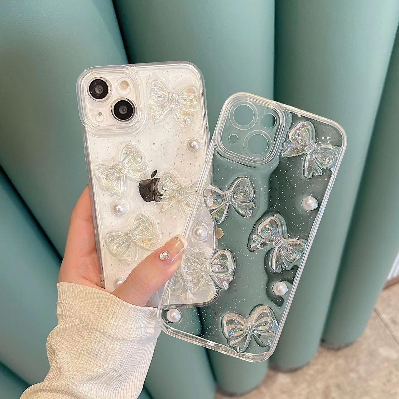 Funda Protectora Ownest para iPhone 11 con Lazos 3D y Cadena