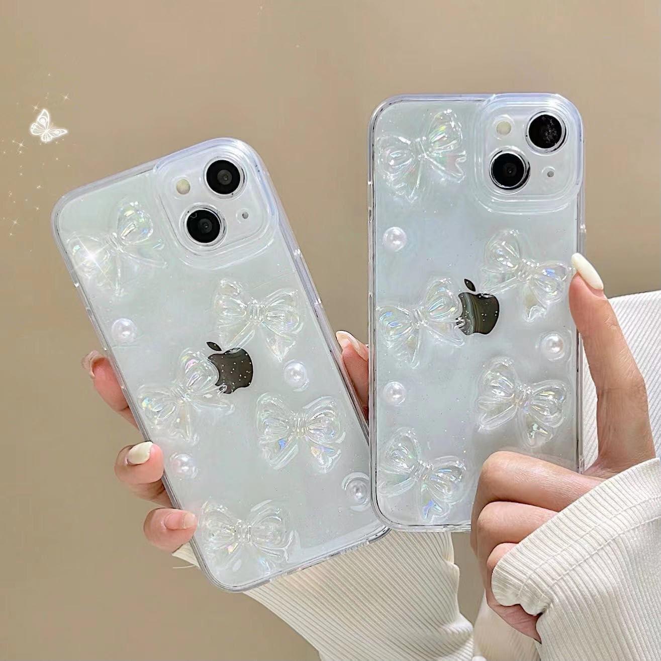 Funda Protectora Ownest para iPhone 11 con Lazos 3D y Cadena