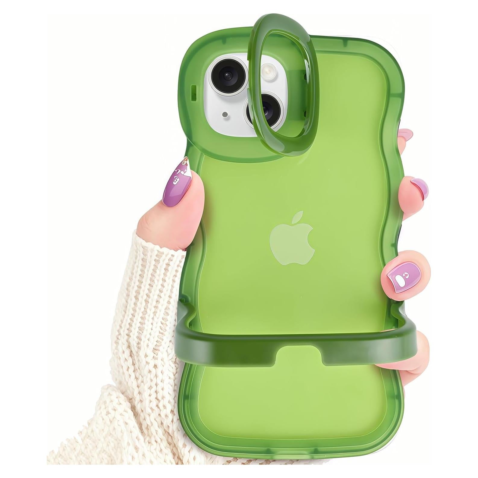 Funda protectora para iPhone 14/13 Kaislandy con soporte